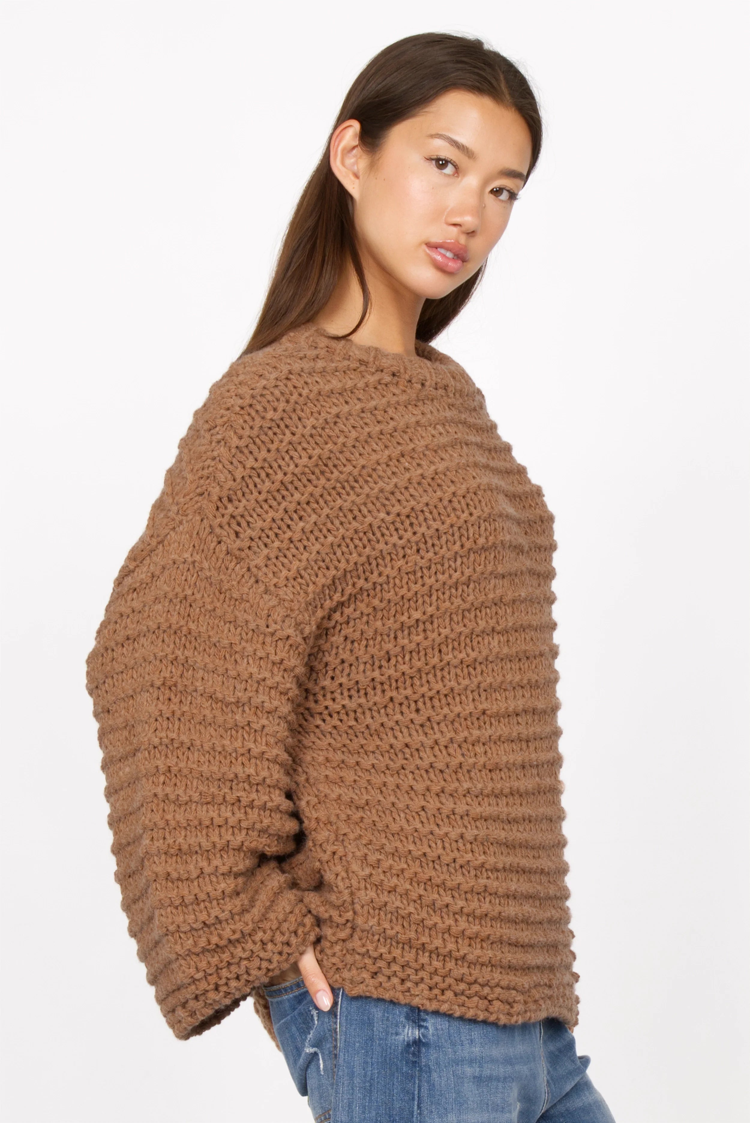 VAILE oversized chunky knit sweater