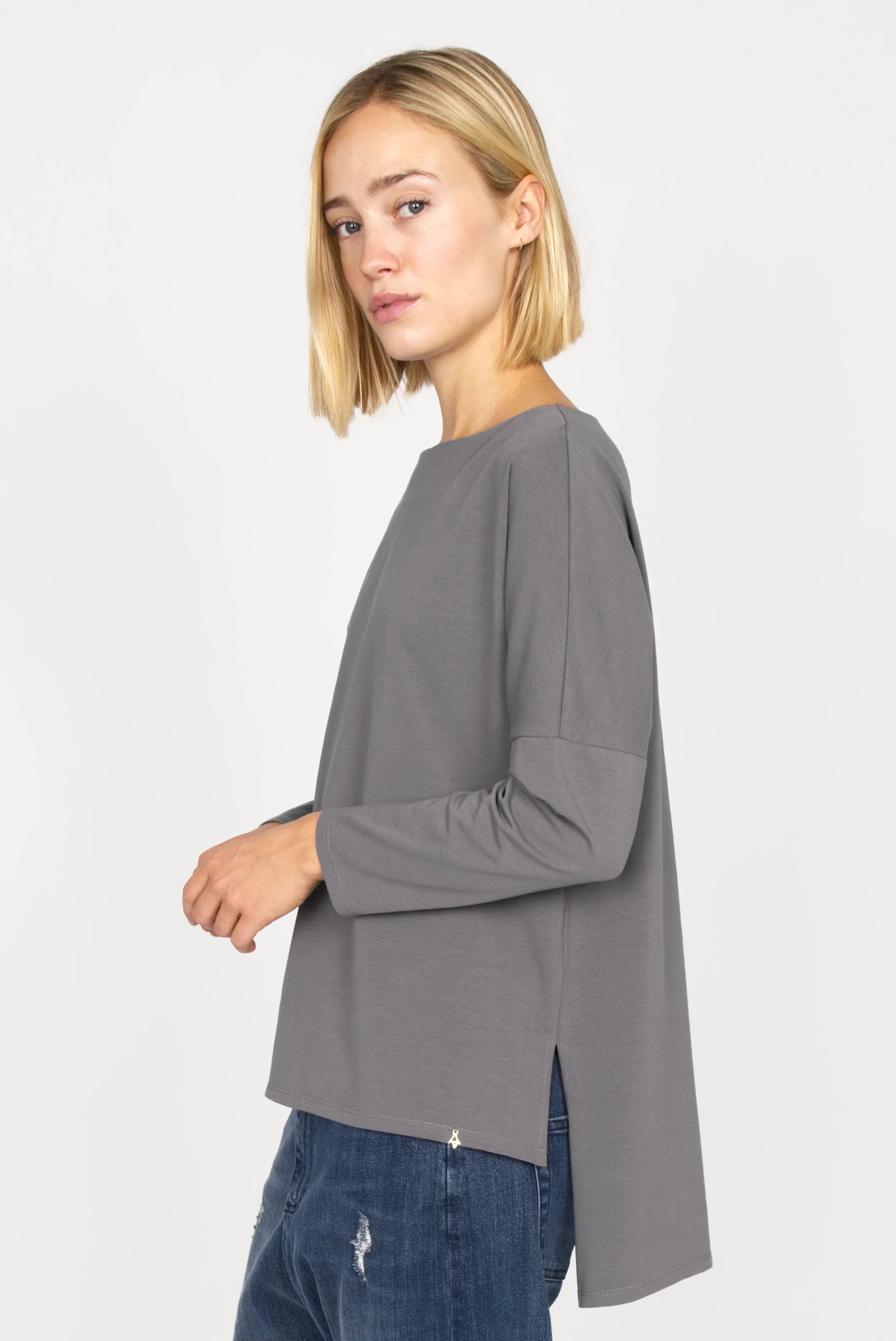 AMALEA relaxed fit longsleeve