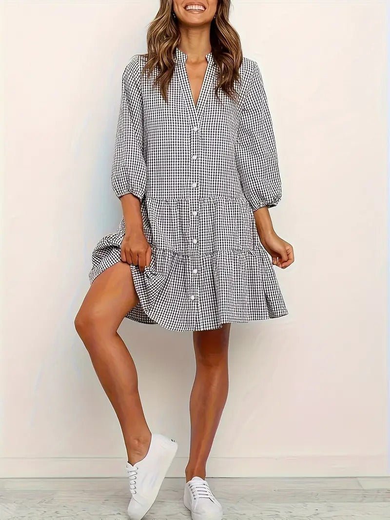 Calio | Gingham Dream Dress - Nora & Ivy Boutique