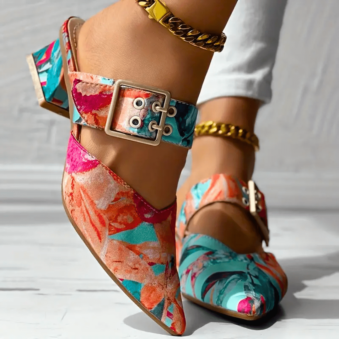 Bello | Brights Rainbow Heels - Nora & Ivy Boutique