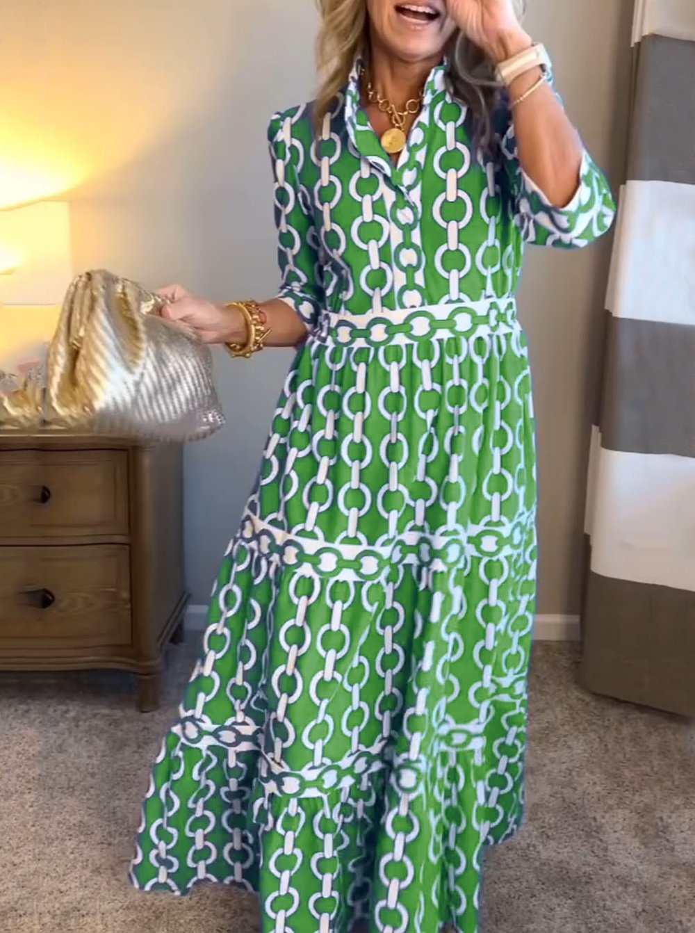 Daynara | Timeless Patterned Dress - Nora & Ivy Boutique