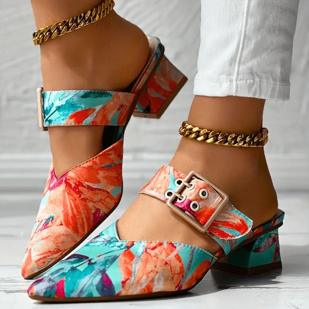 Bello | Brights Rainbow Heels - Nora & Ivy Boutique