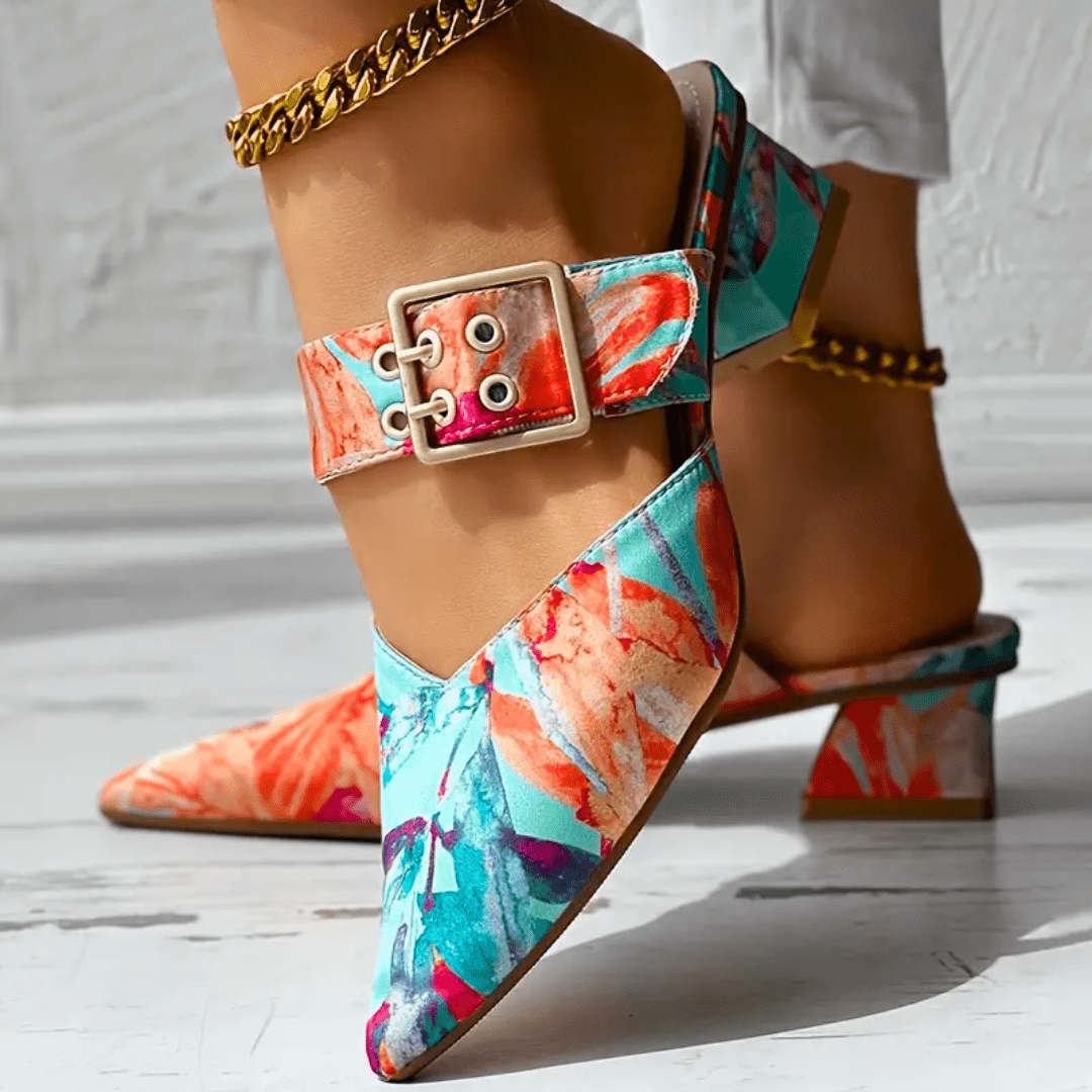 Bello | Brights Rainbow Heels - Nora & Ivy Boutique