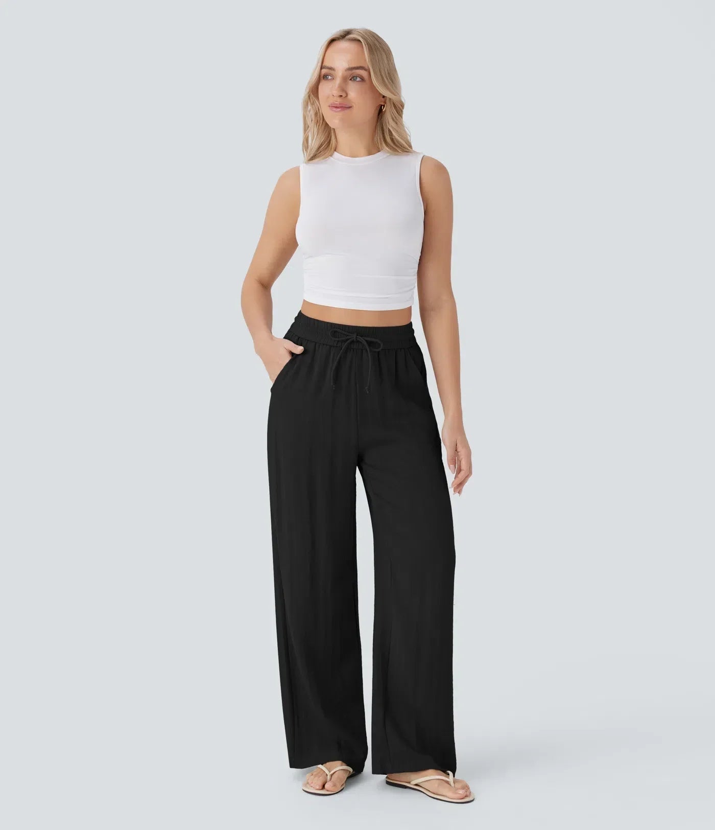 Sarah - Effortless Fit Trousers - Nora & Ivy Boutique