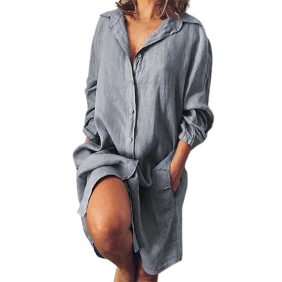 Amira | Trendy Shirt Dress - Nora & Ivy Boutique