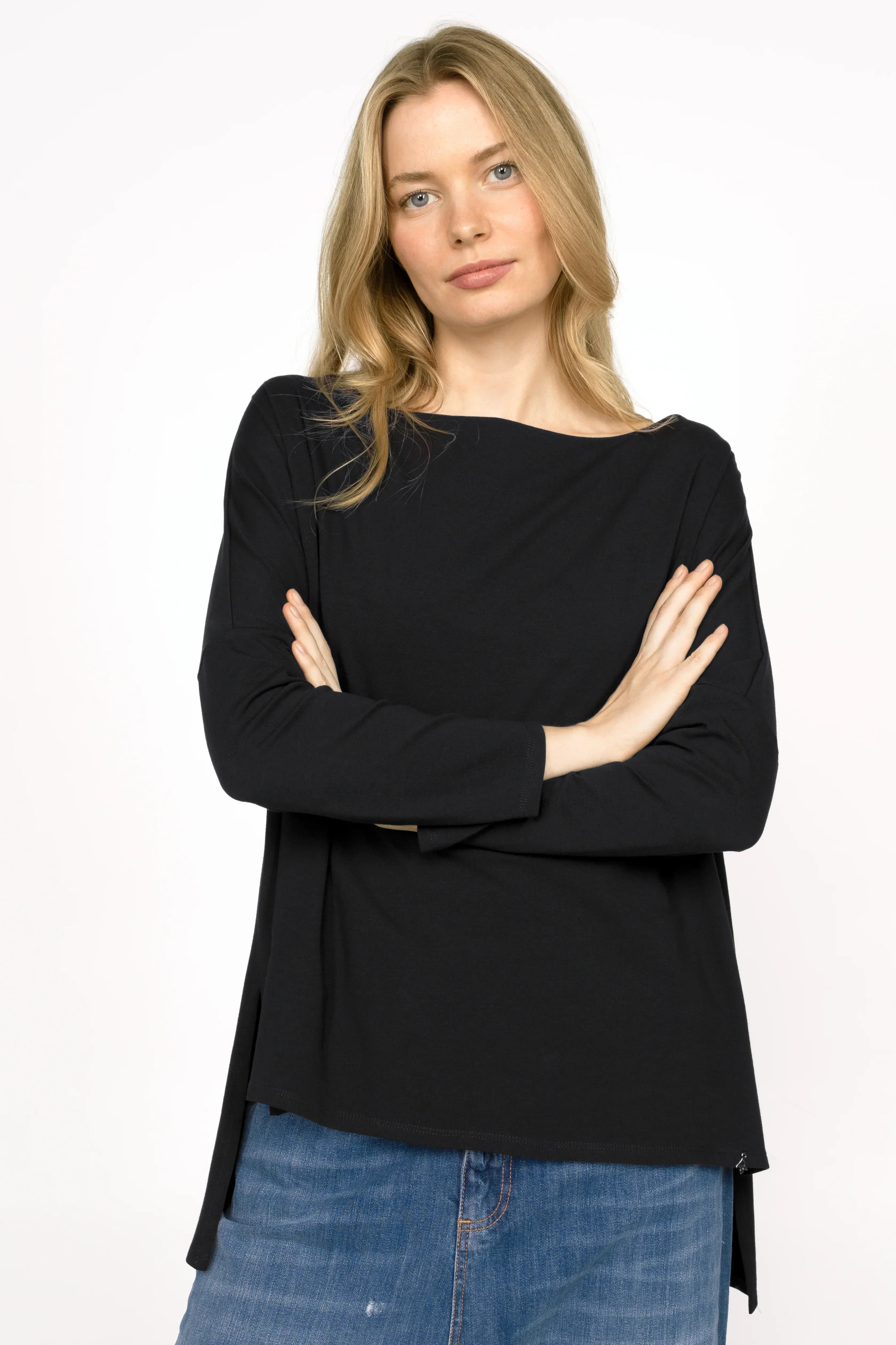 AMALEA relaxed fit longsleeve