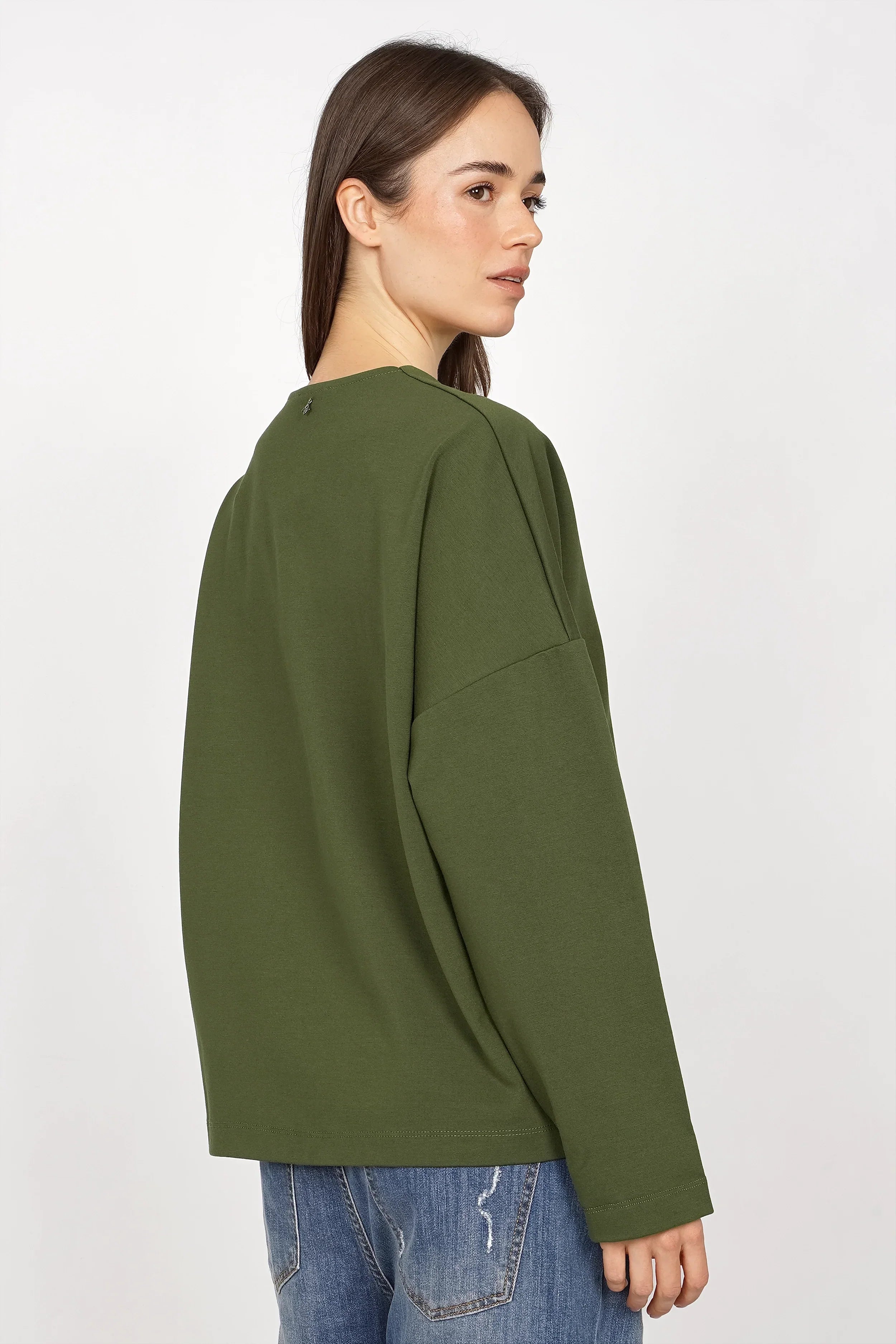 BERLEY relaxed v-neck blouse