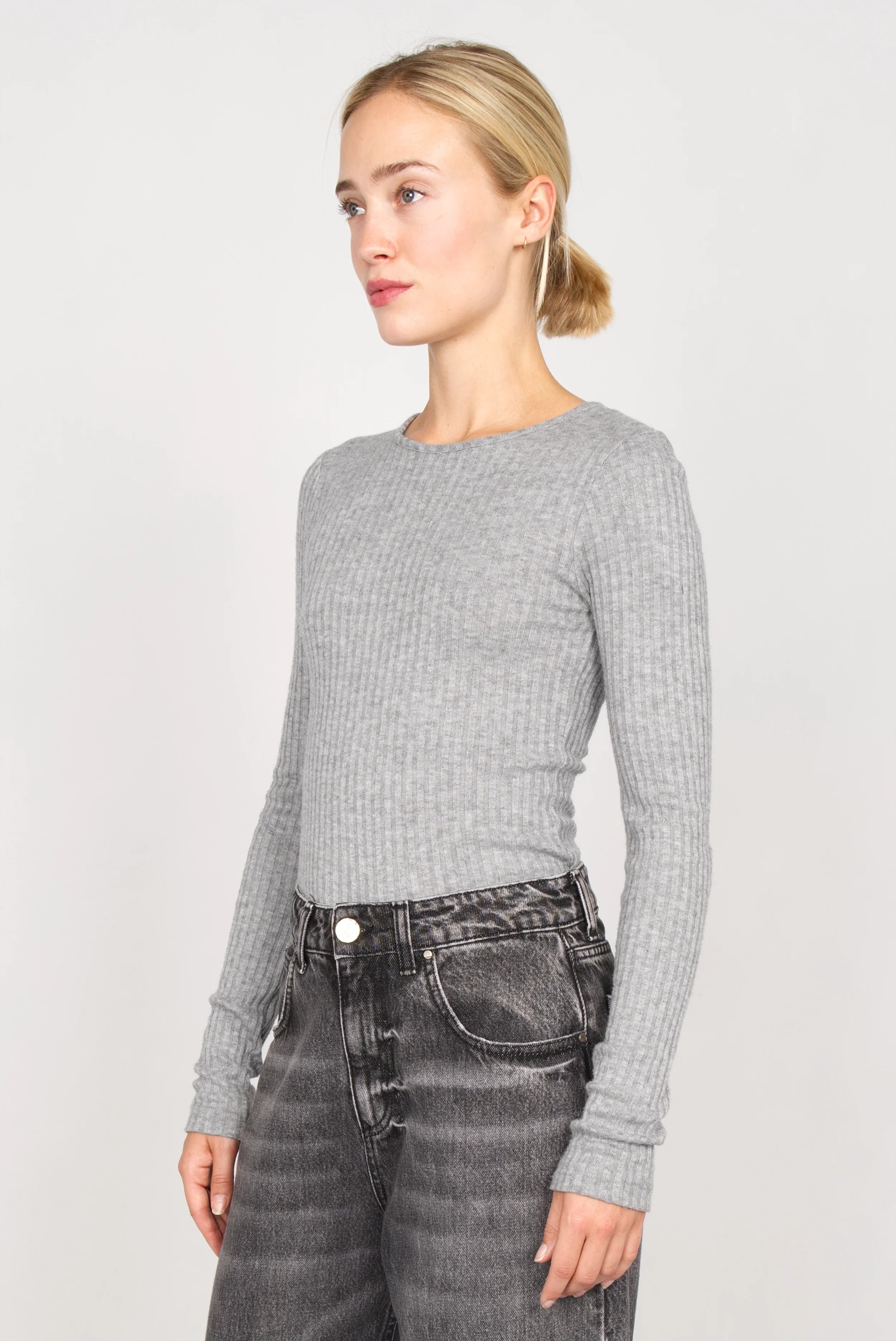 BETTIE longsleeve in fine knit rib