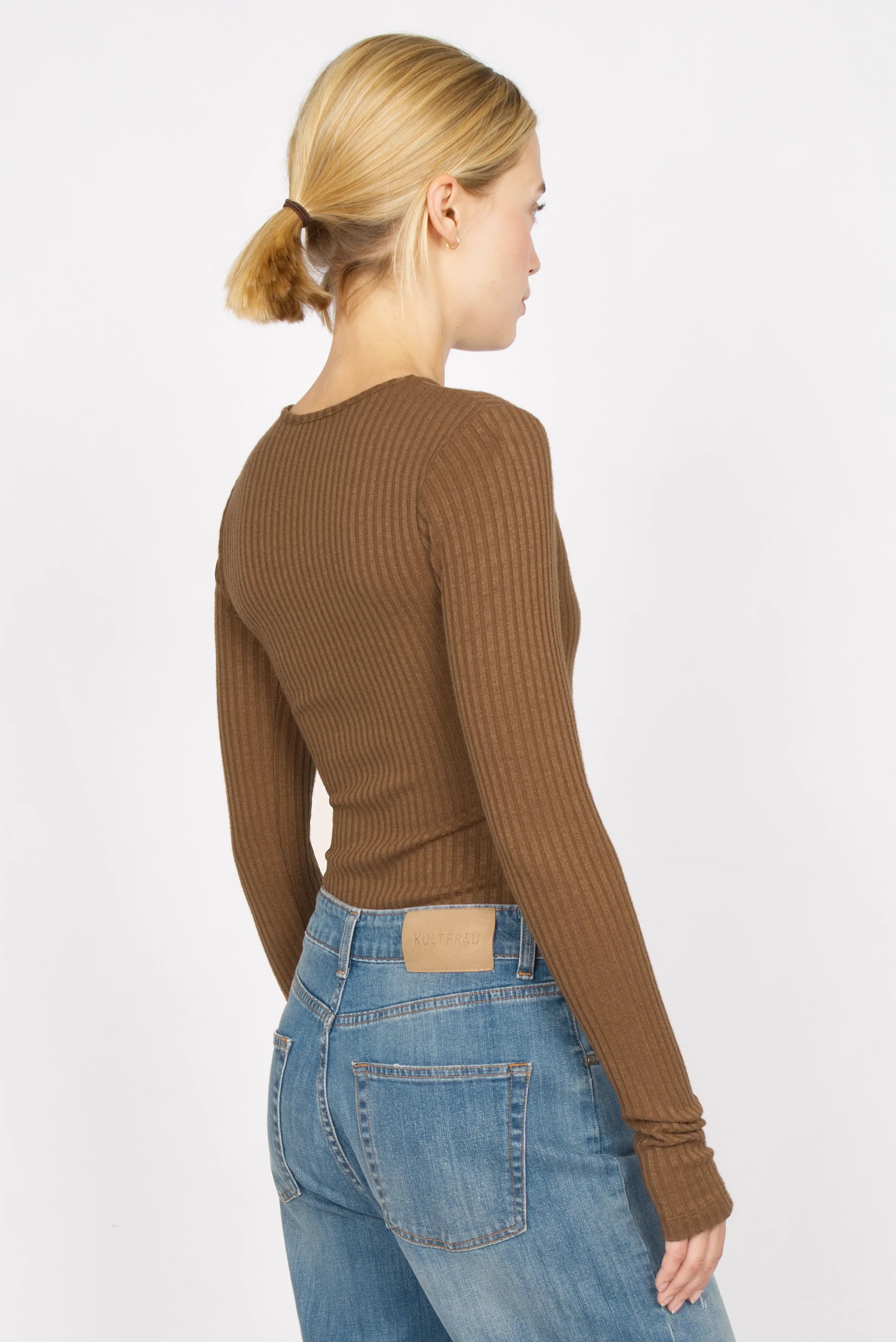BETTIE longsleeve in fine knit rib