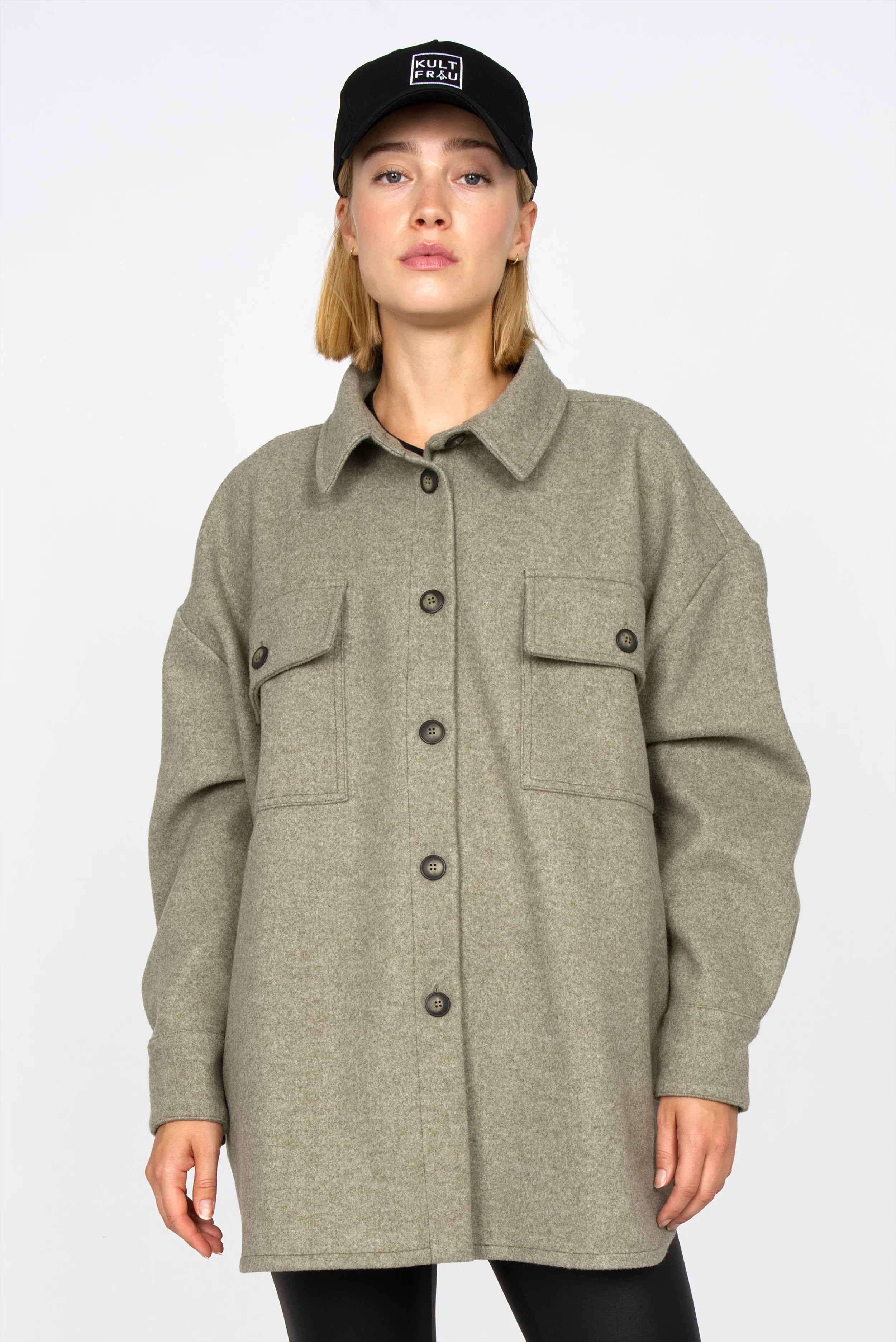 BJORA overshirt in wool mix
