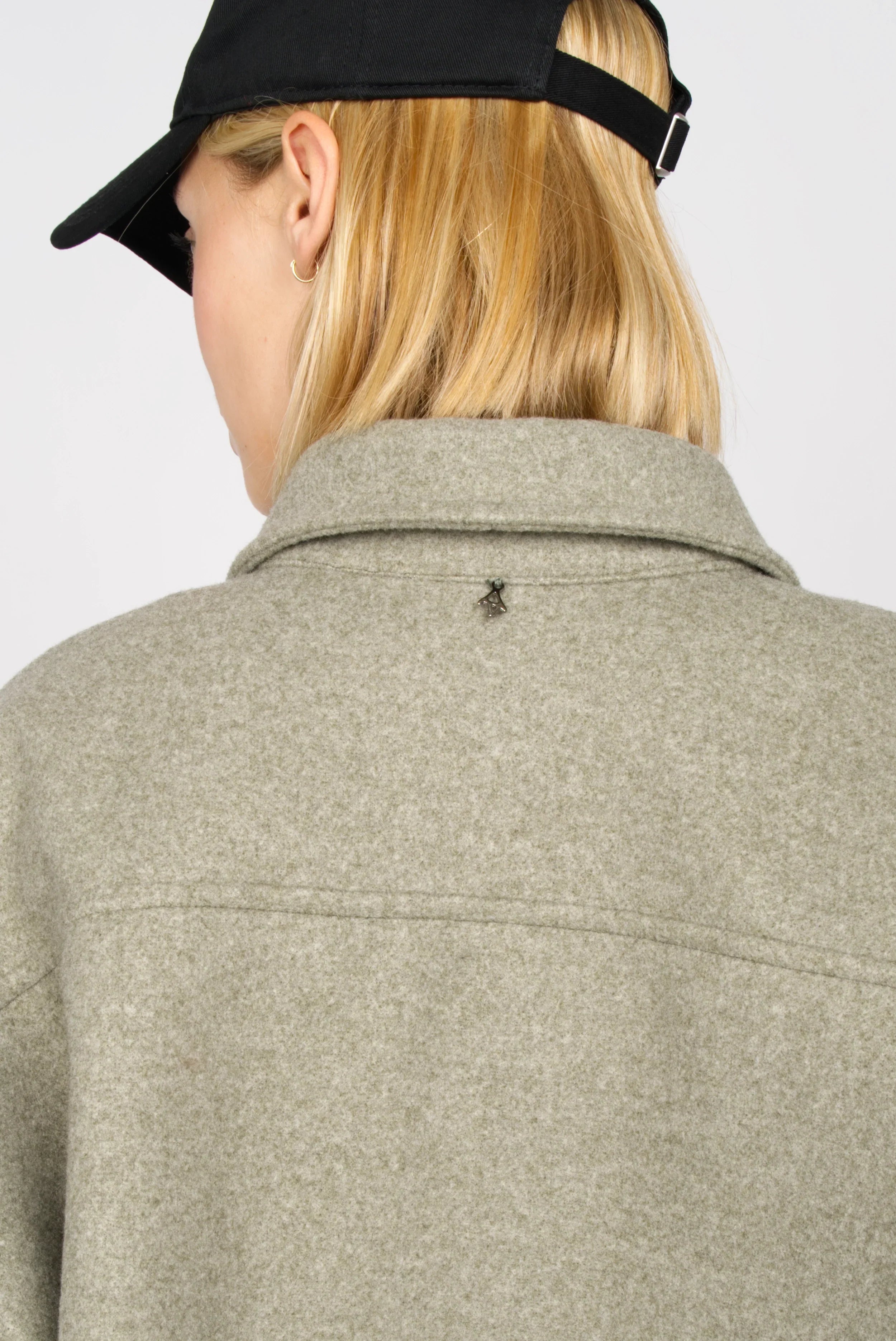 BJORA overshirt in wool mix