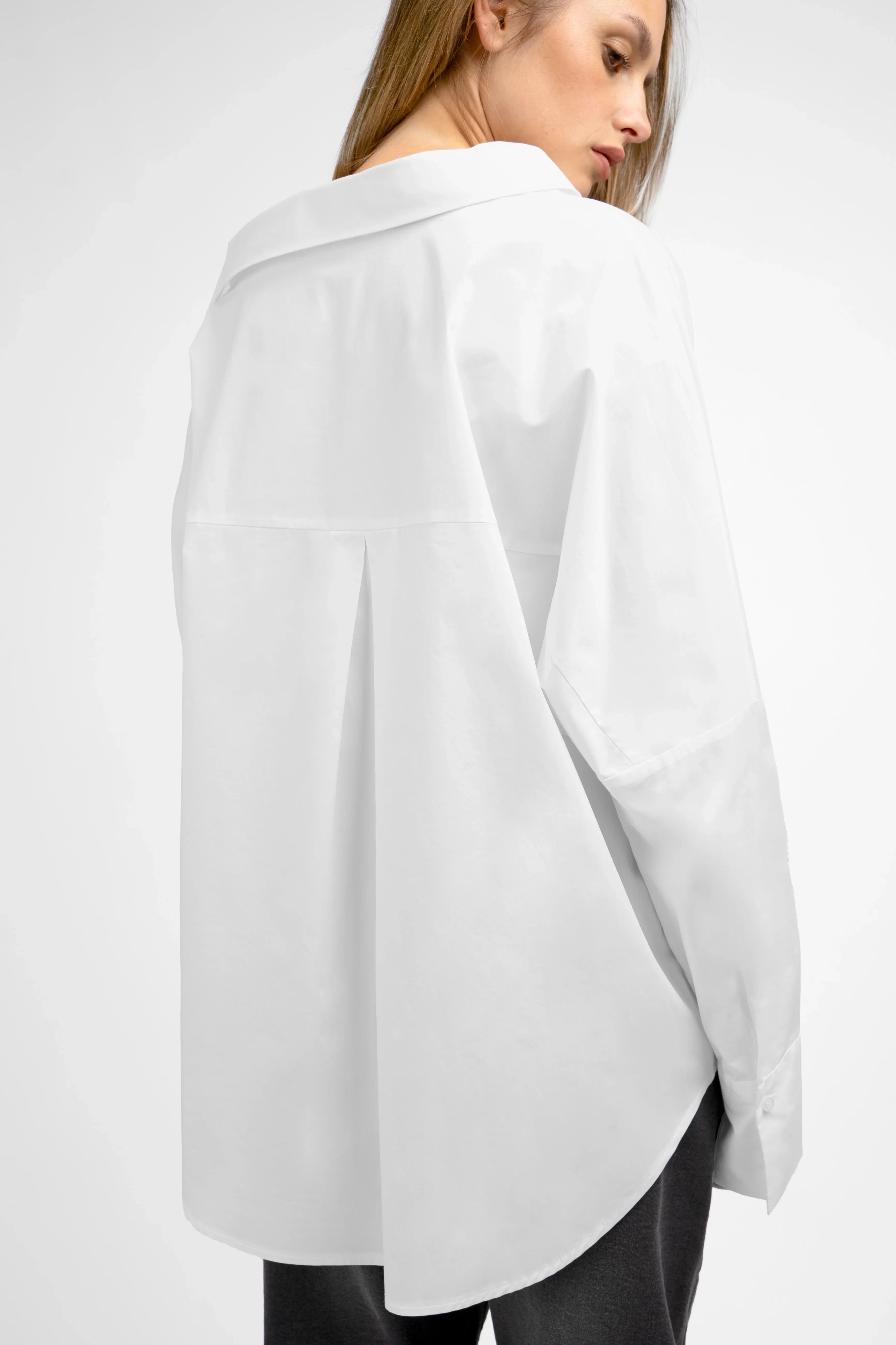 BONI asymmetric one shoulder blouse