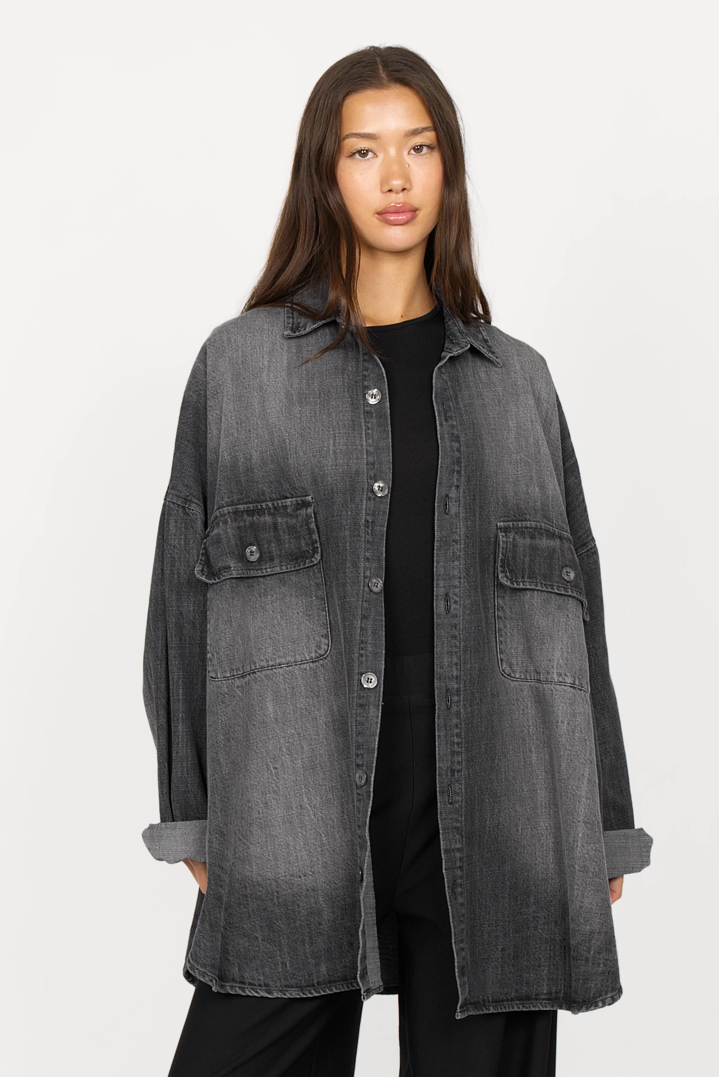 ANEA oversized shirt jacket