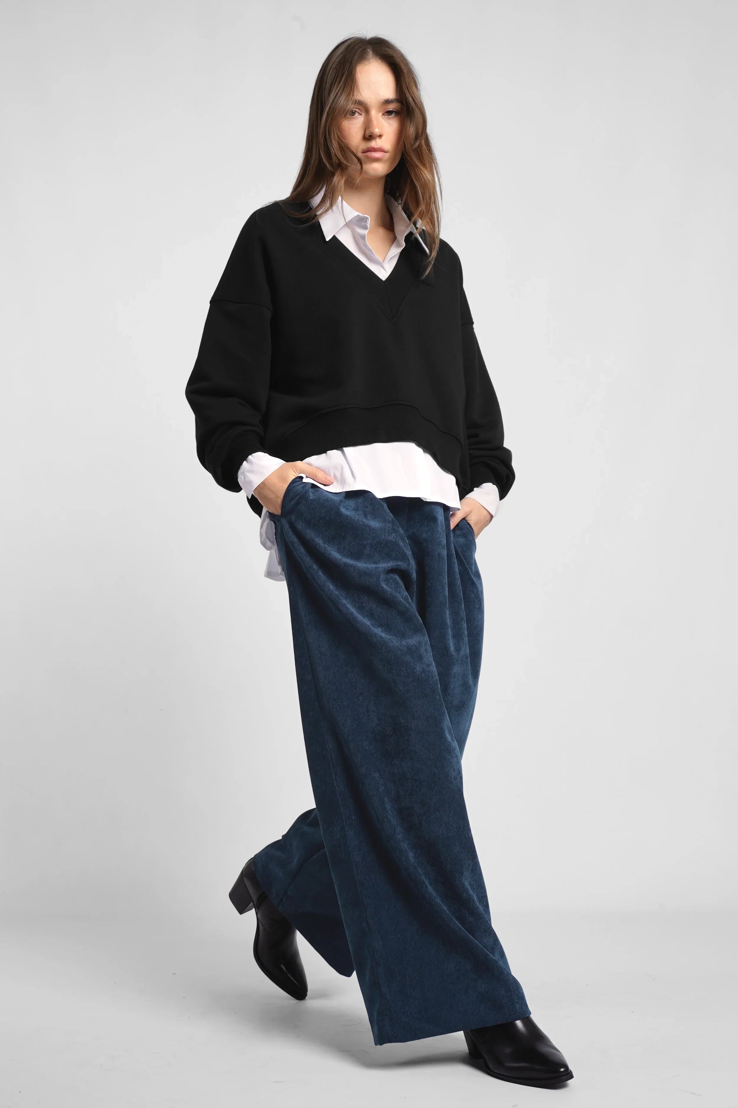 ELEE wide leg corduroy pants