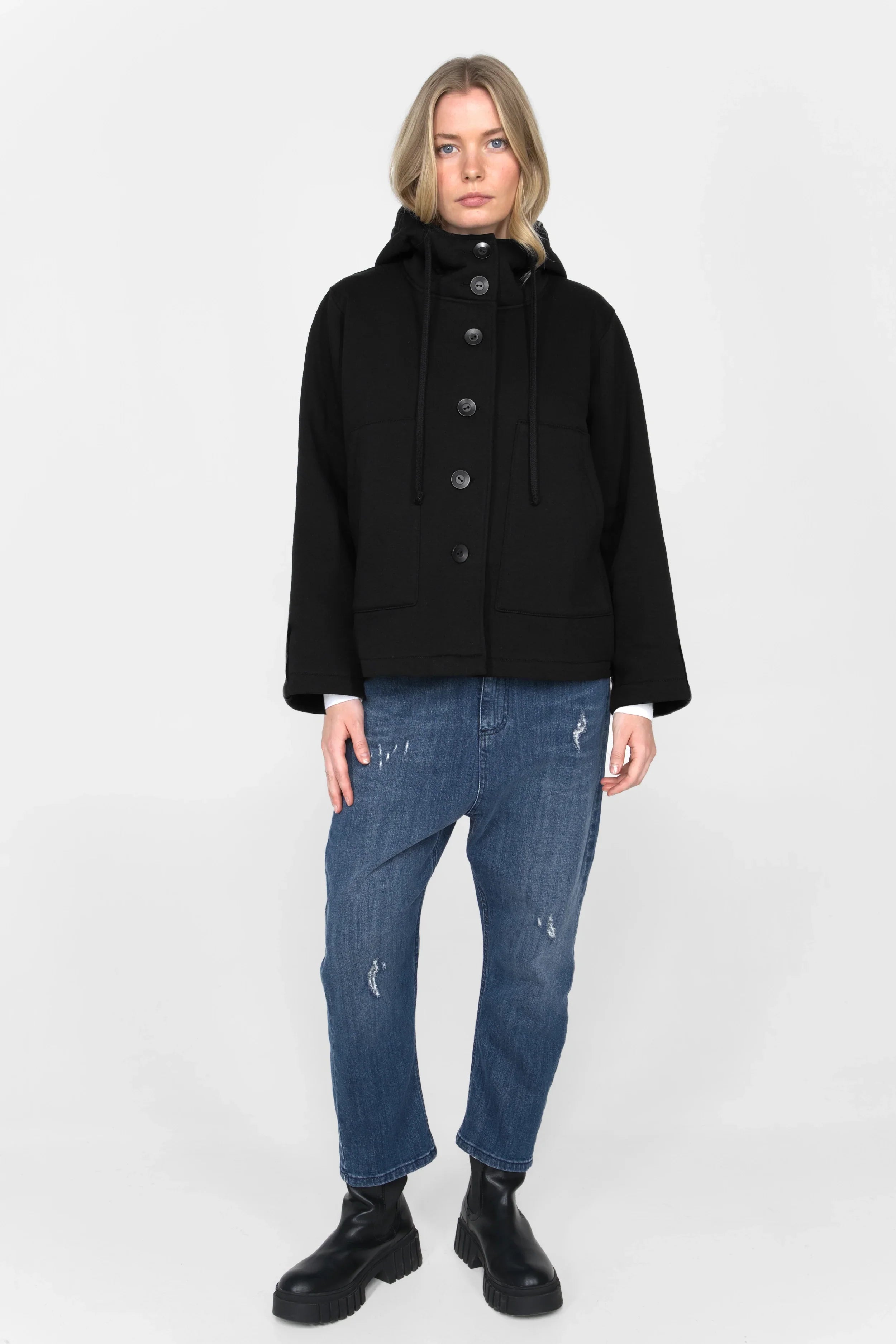 ELFA sweat jacket with hood