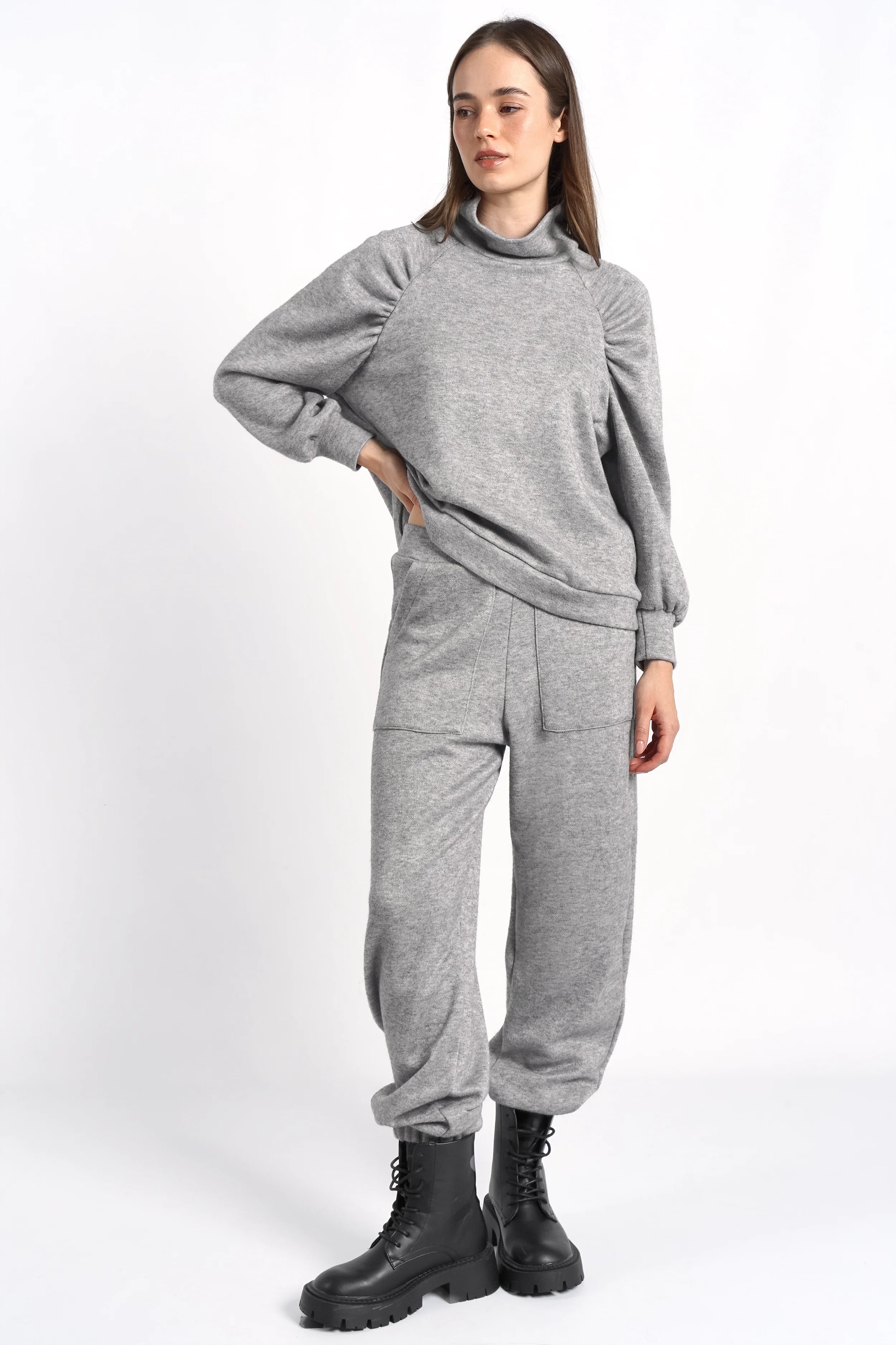 FRELA jogging pants in fine knit