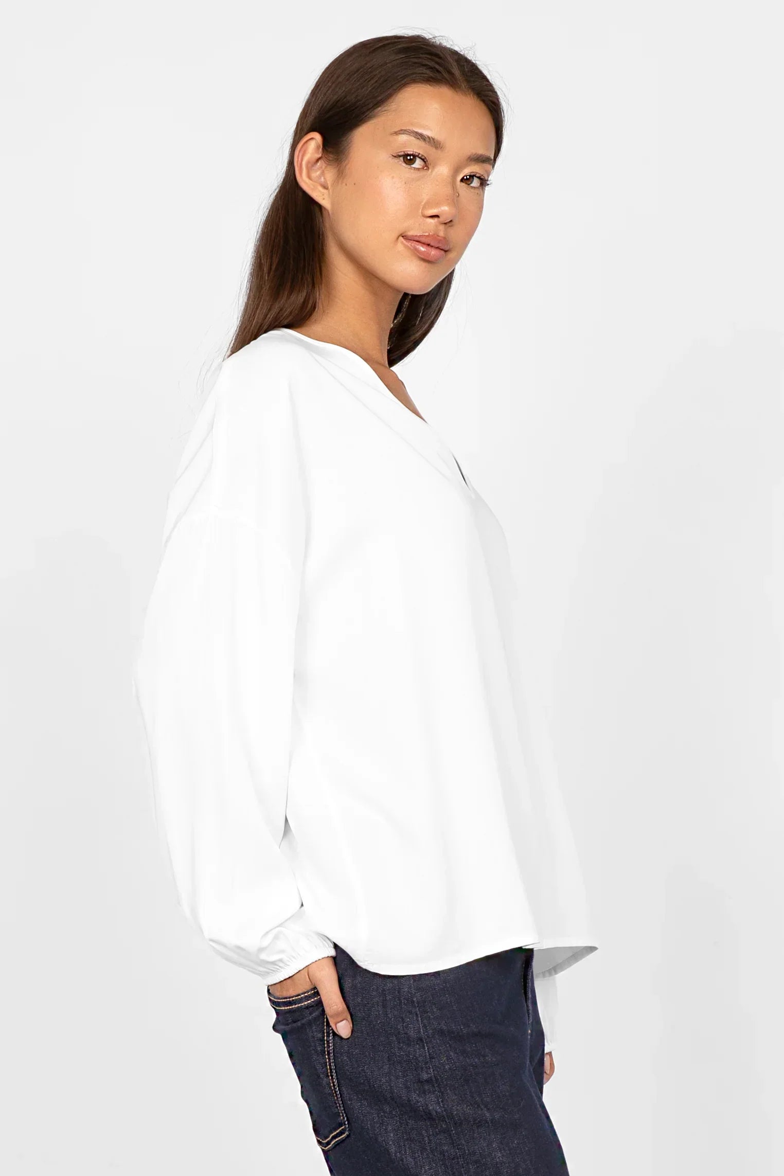 GRETA.K v-neck blouse