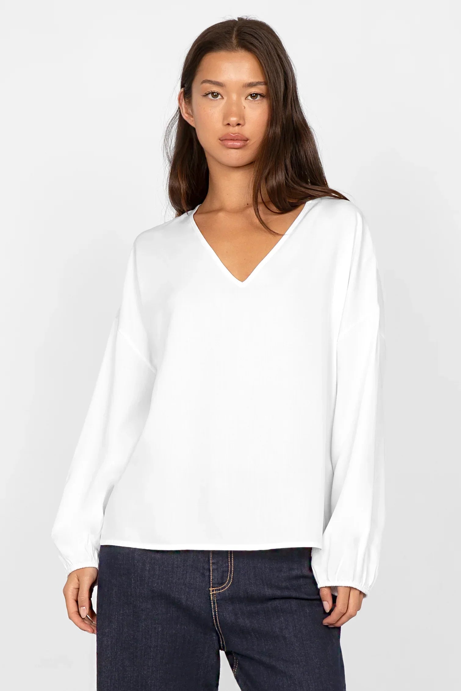 GRETA.K v-neck blouse
