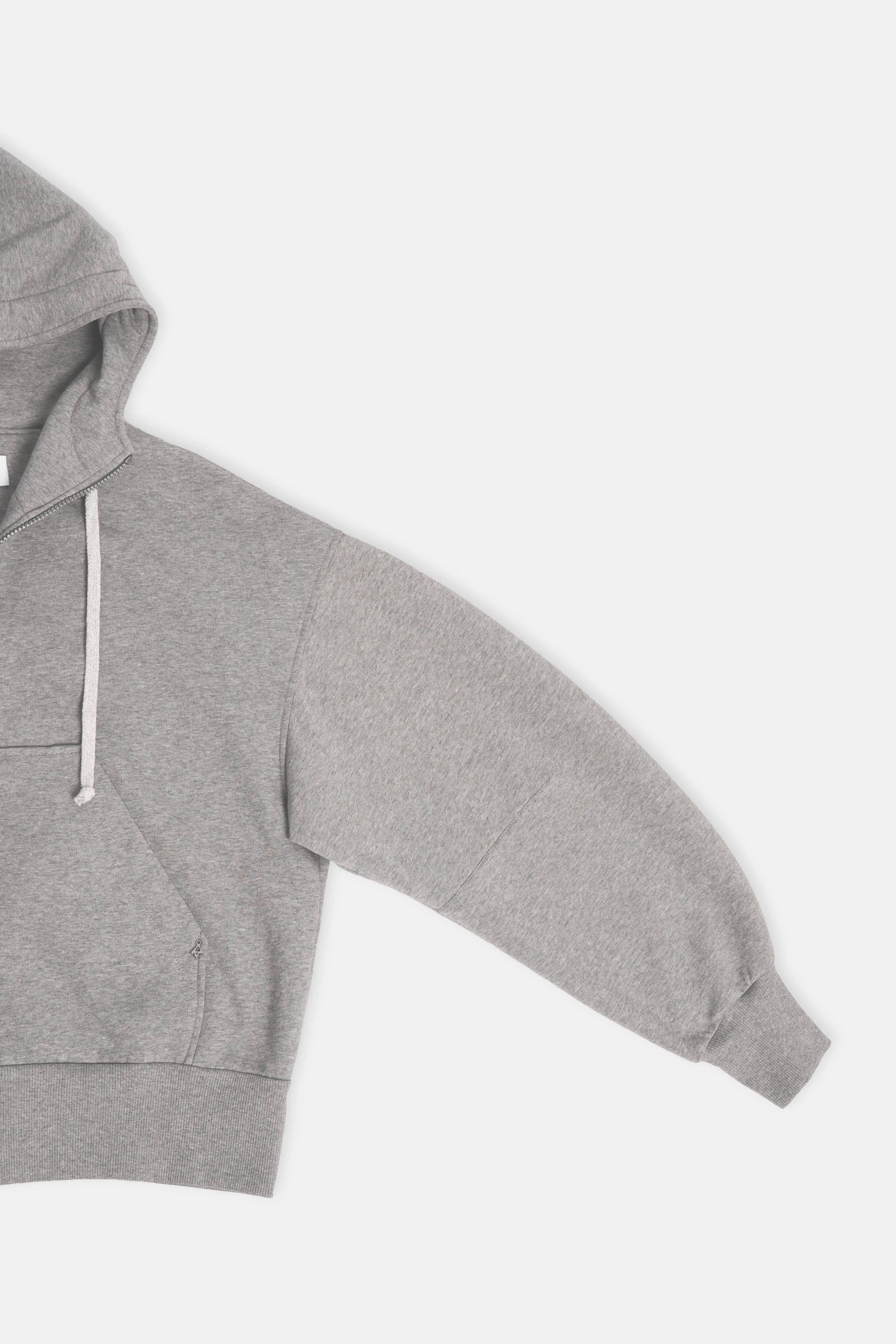HEDIE Zip-Hoodie Grey melange