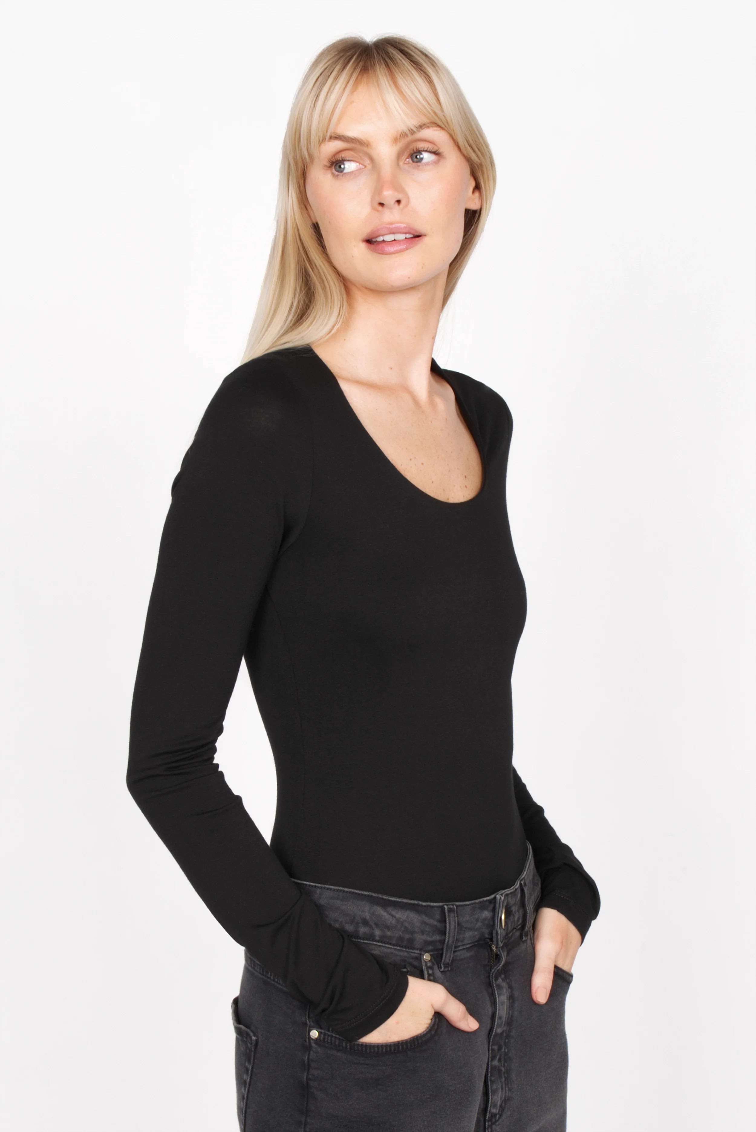 JALYN longsleeve also in soft viscose jersey