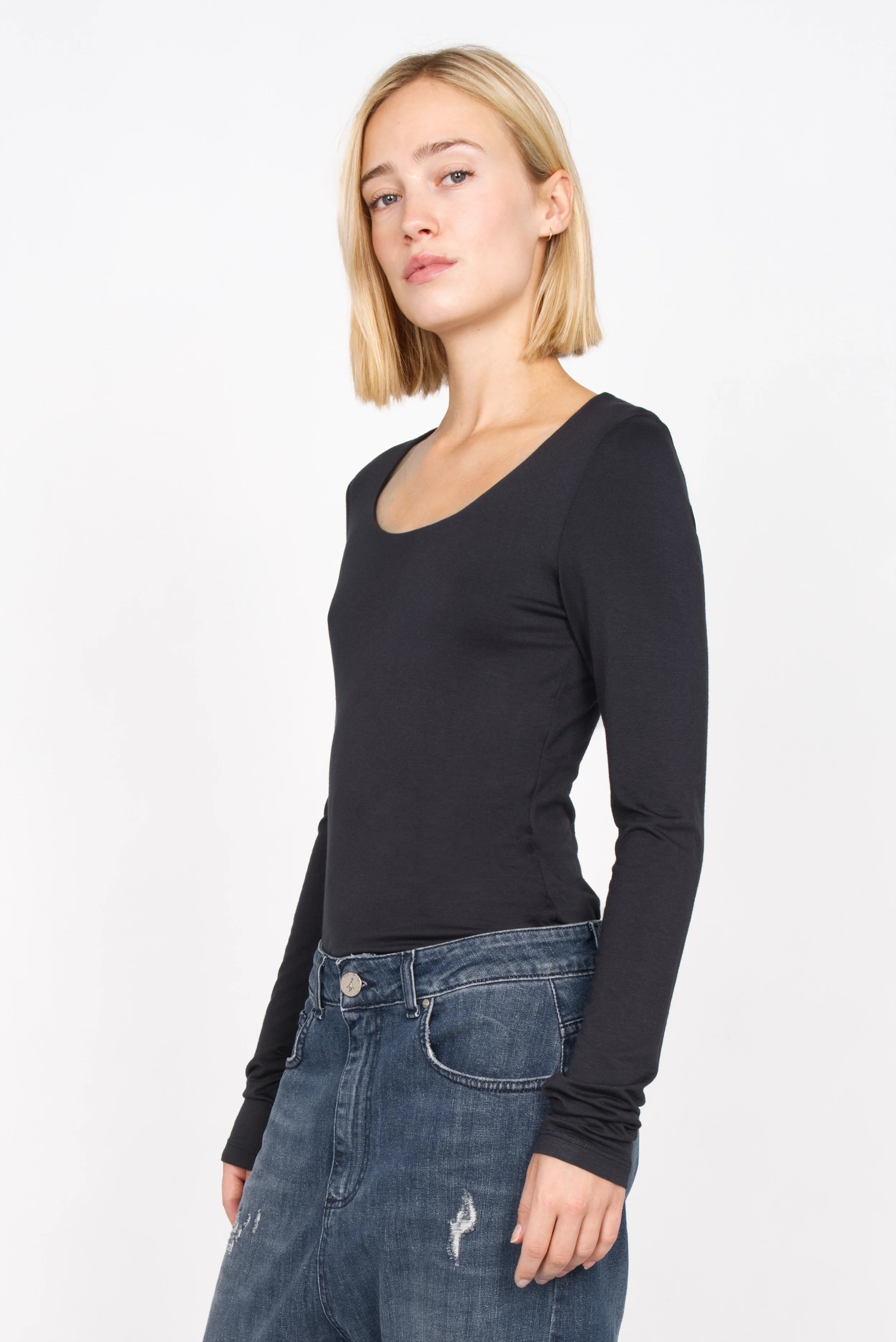 JALYN longsleeve also in soft viscose jersey