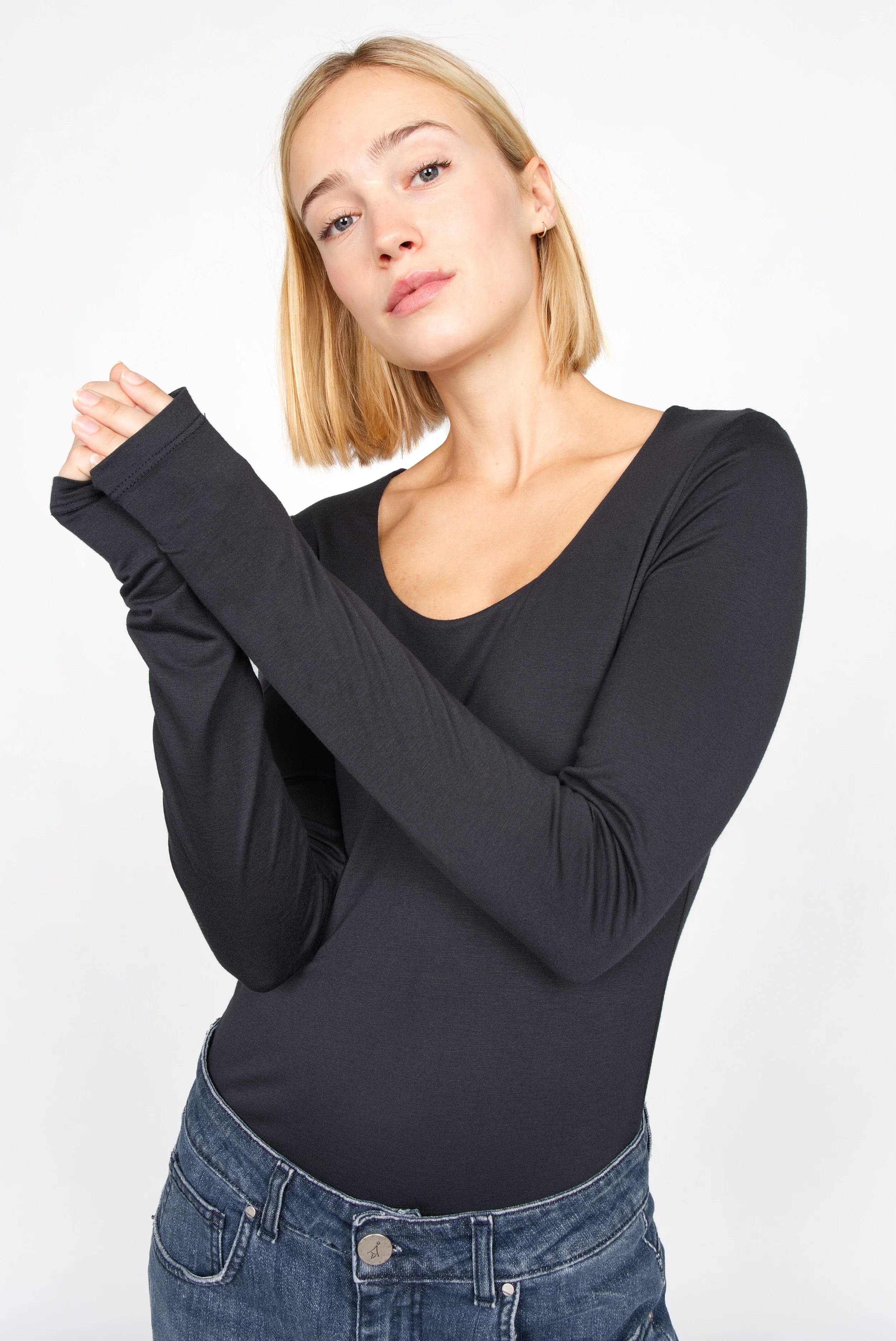 JALYN longsleeve also in soft viscose jersey