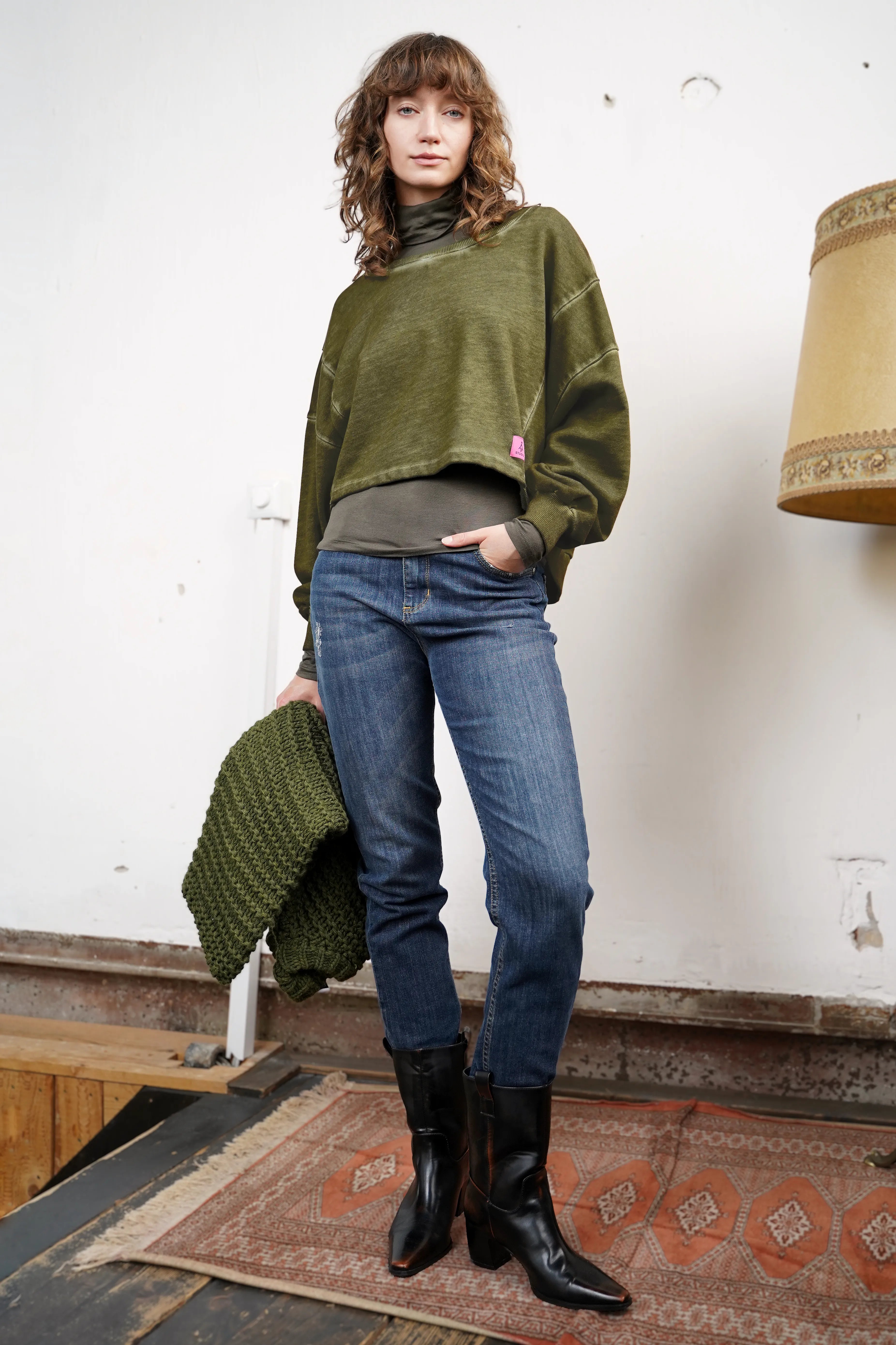KERY studio cropped sweater