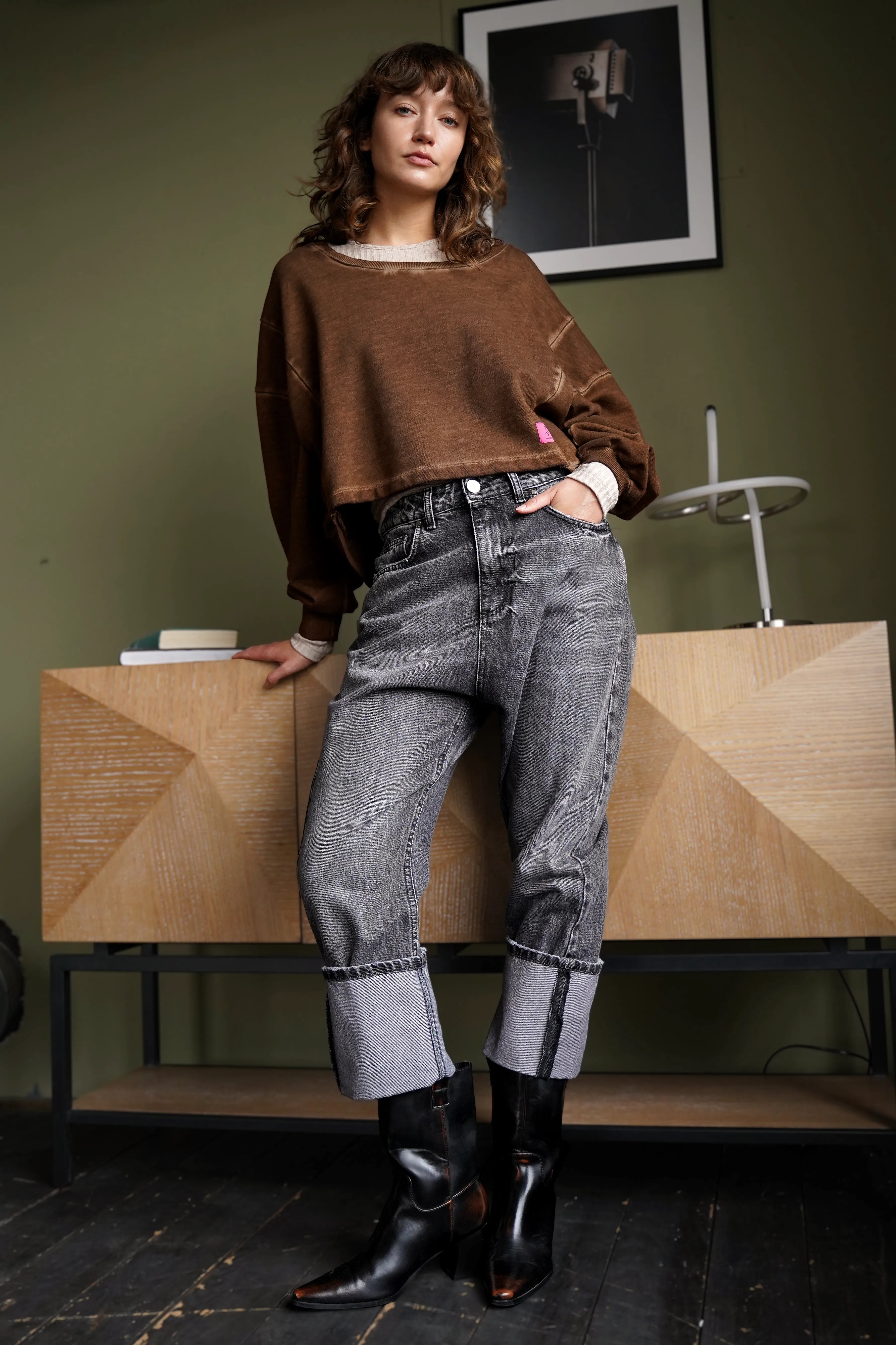 KERY studio cropped sweater