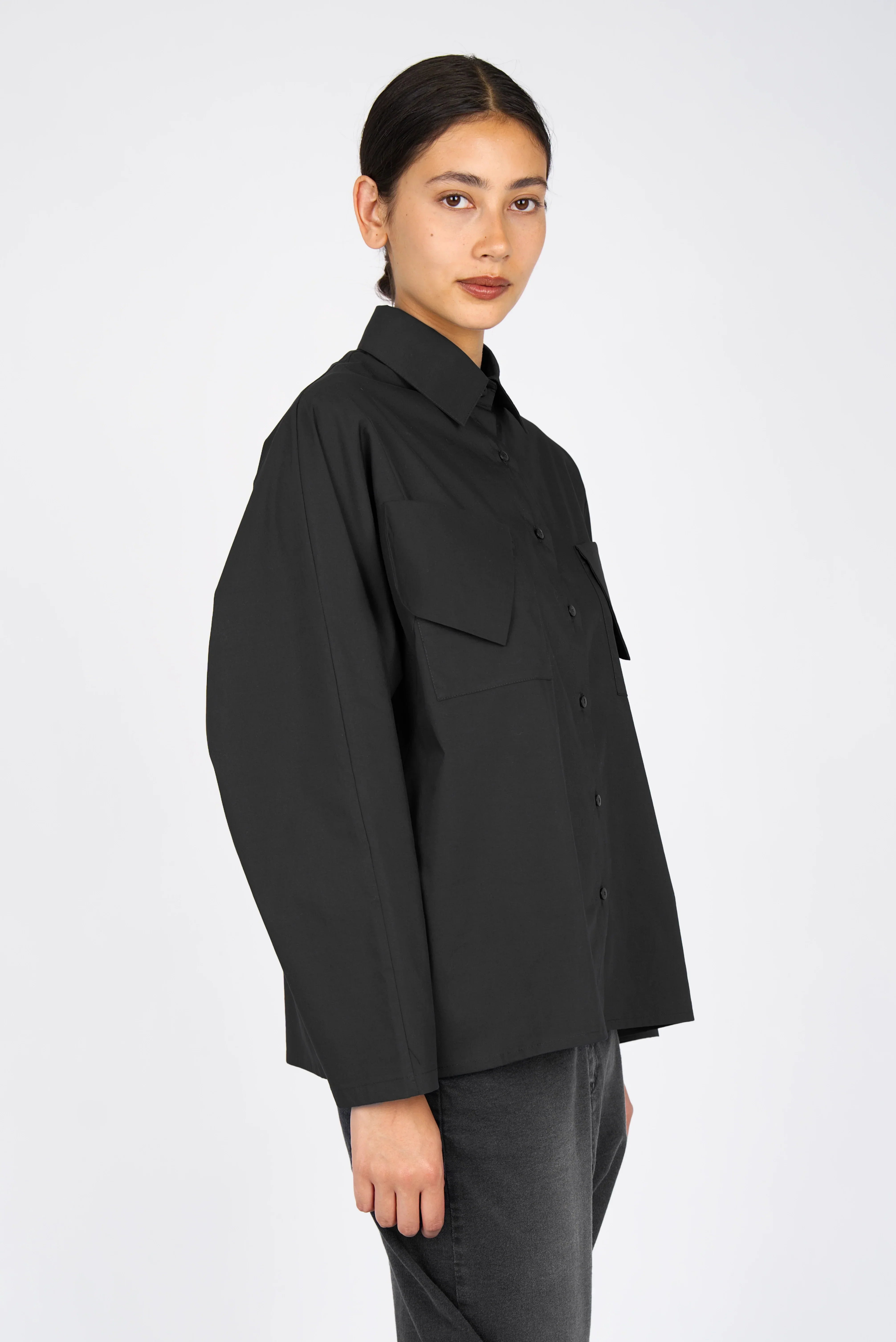 MELIZIA poplin blouse