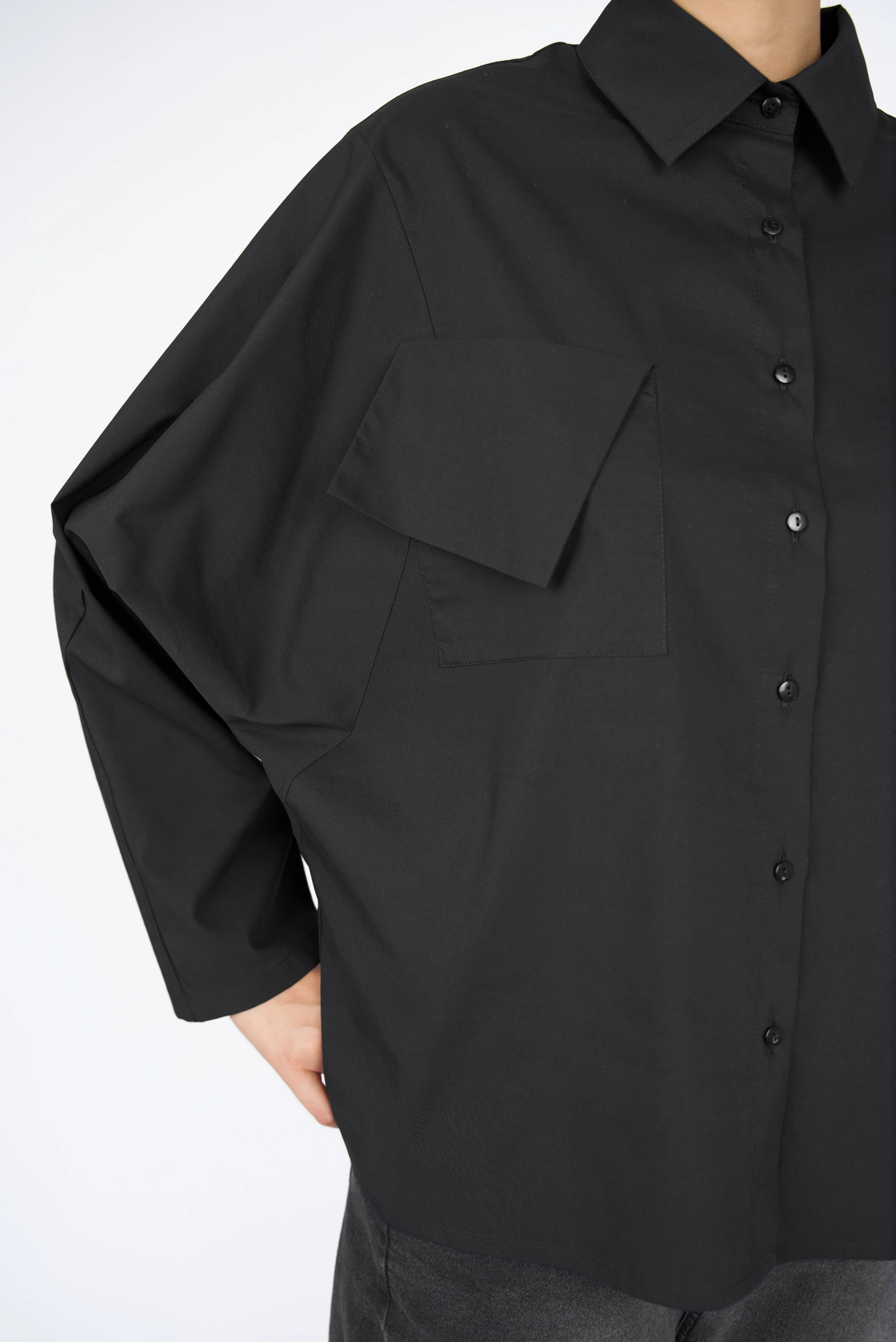 MELIZIA poplin blouse