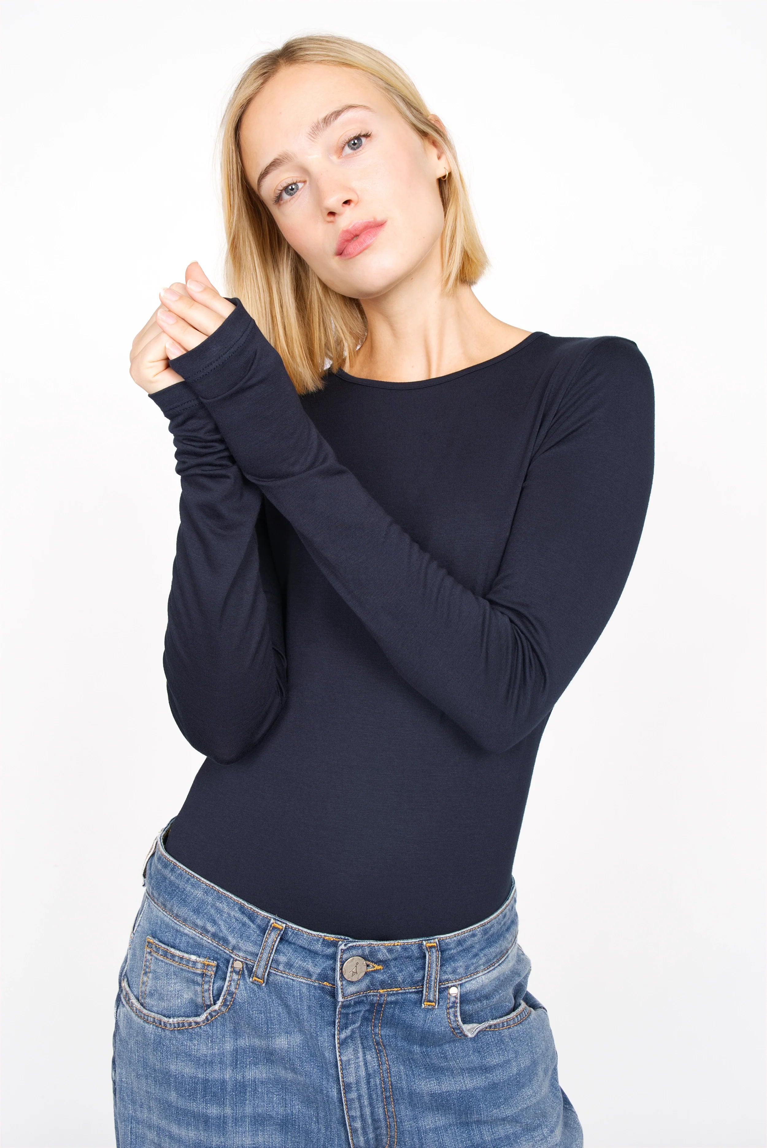 NARAY longsleeve also in soft viscose jersey