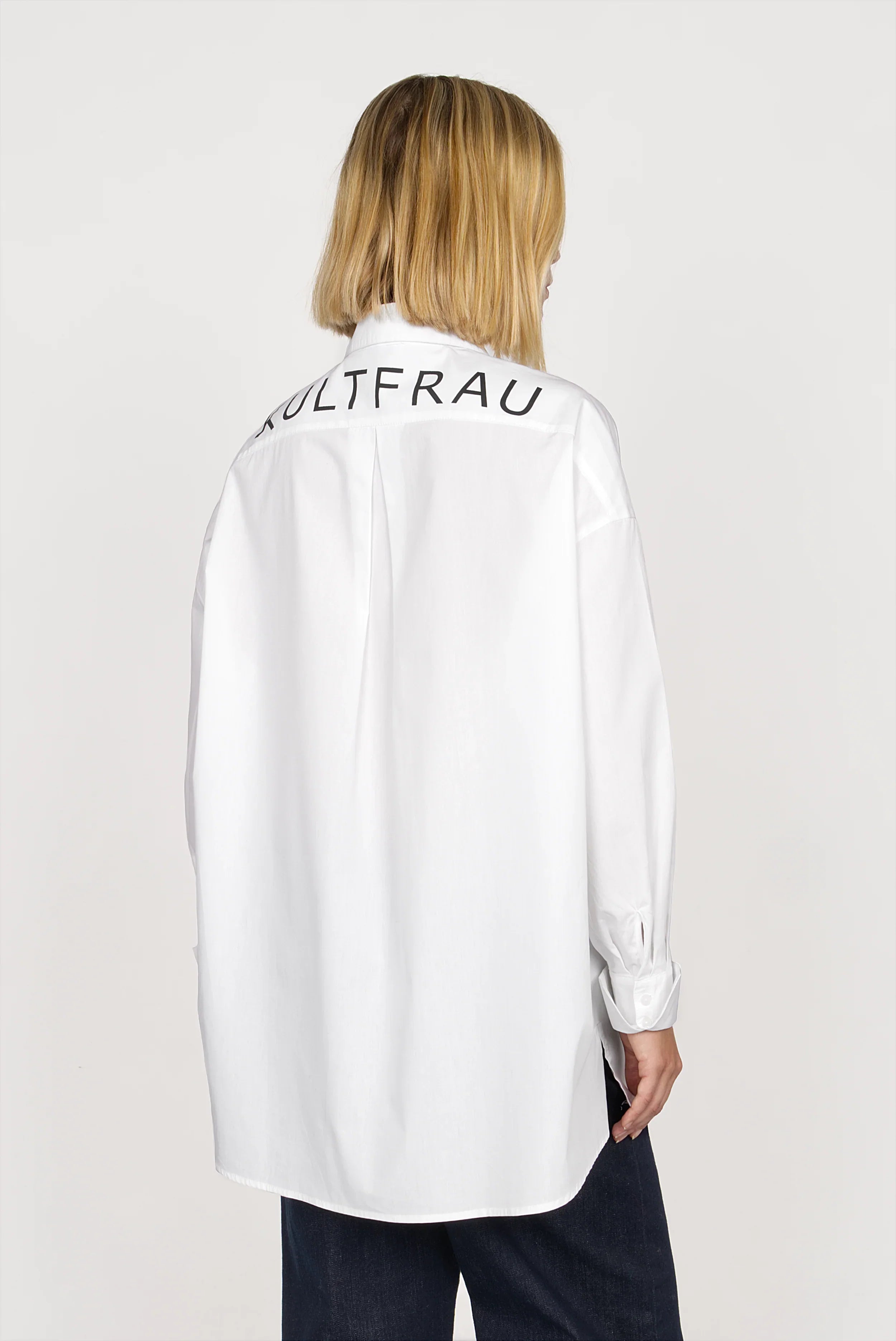 NATI oversize poplin shirt