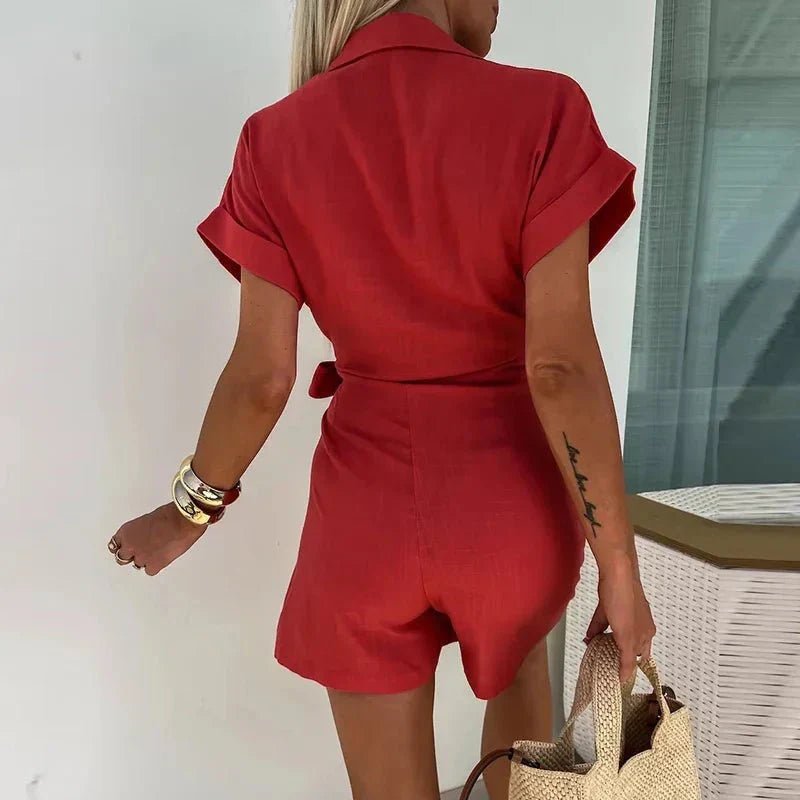 Mola | Elegant Chic Playsuit - Nora & Ivy Boutique