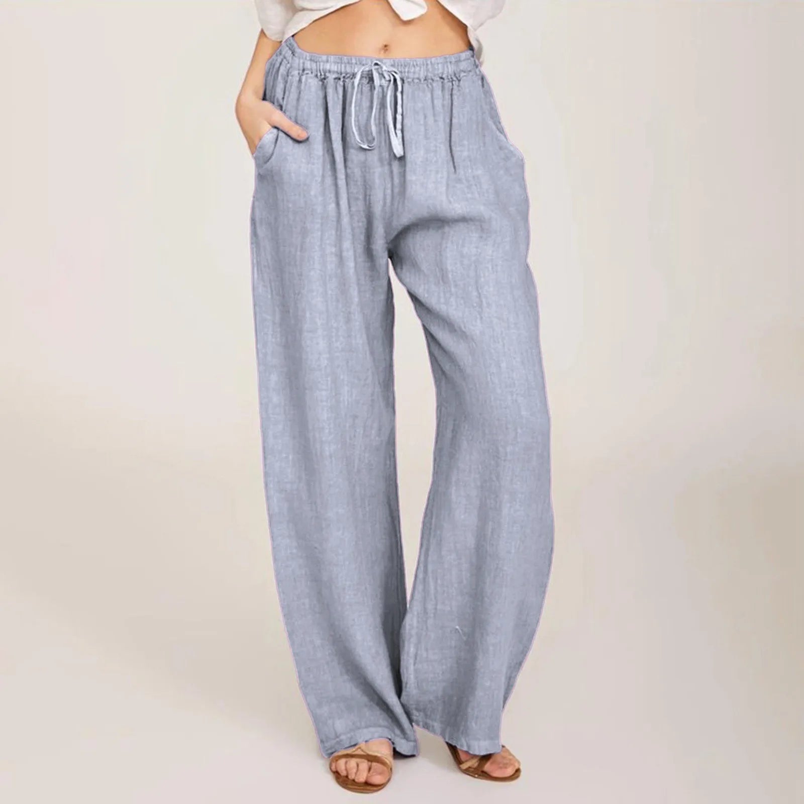 Eliza - Easy Flow Wide - Leg Trousers - Nora & Ivy Boutique