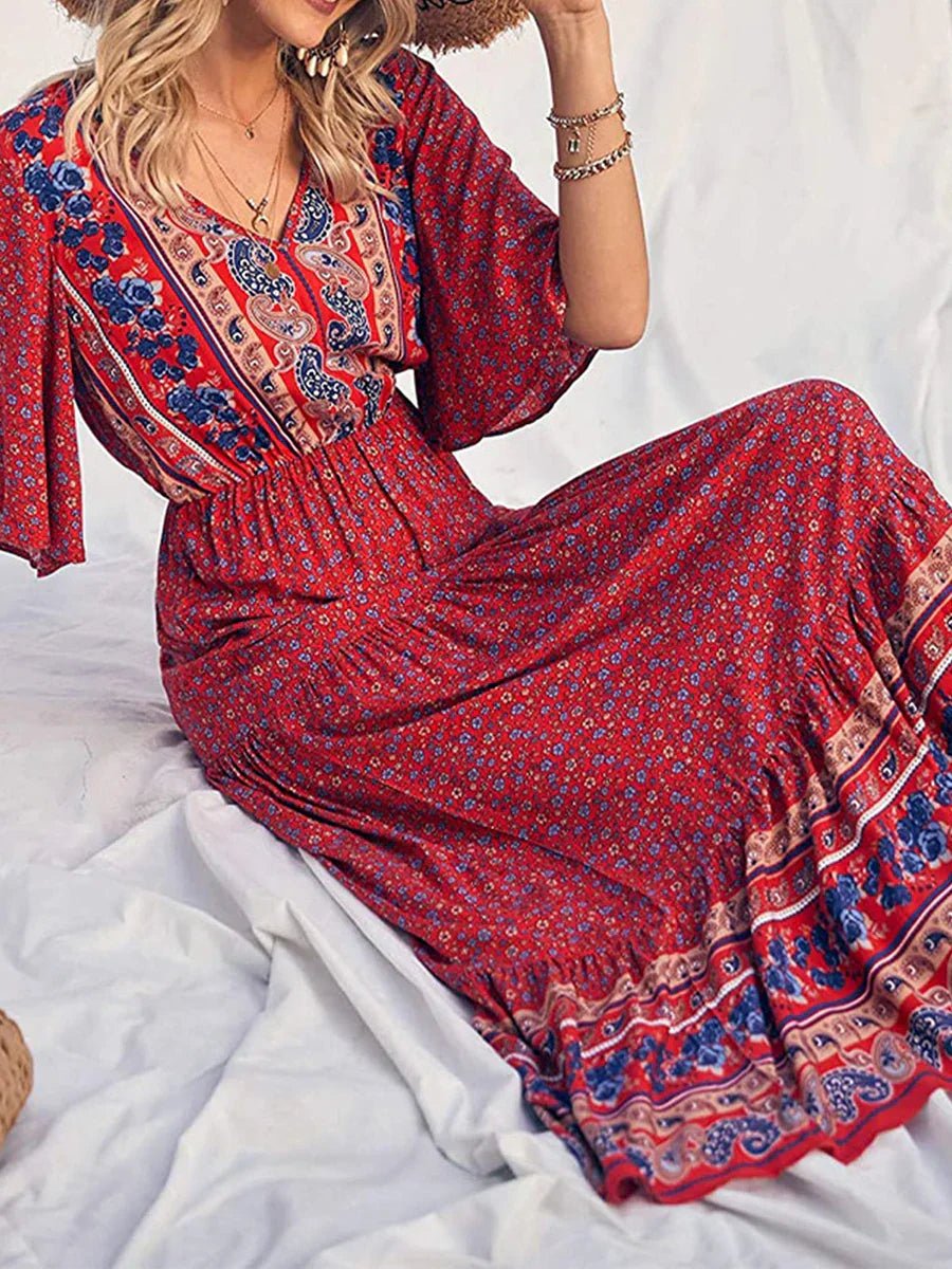 Rumi | Boho Summer Elegance Dress - Nora & Ivy Boutique