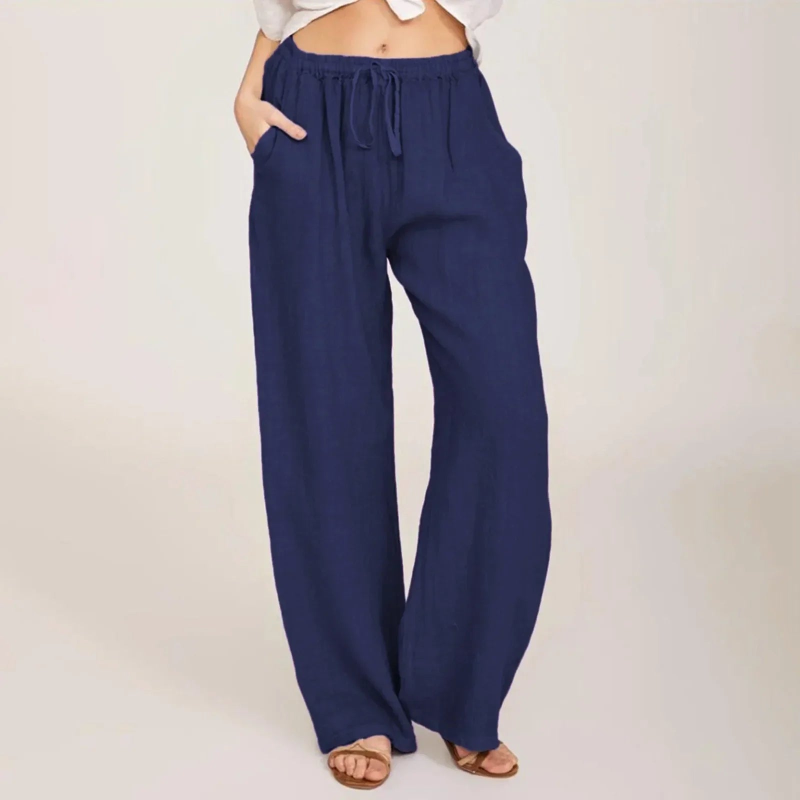 Eliza - Easy Flow Wide - Leg Trousers - Nora & Ivy Boutique