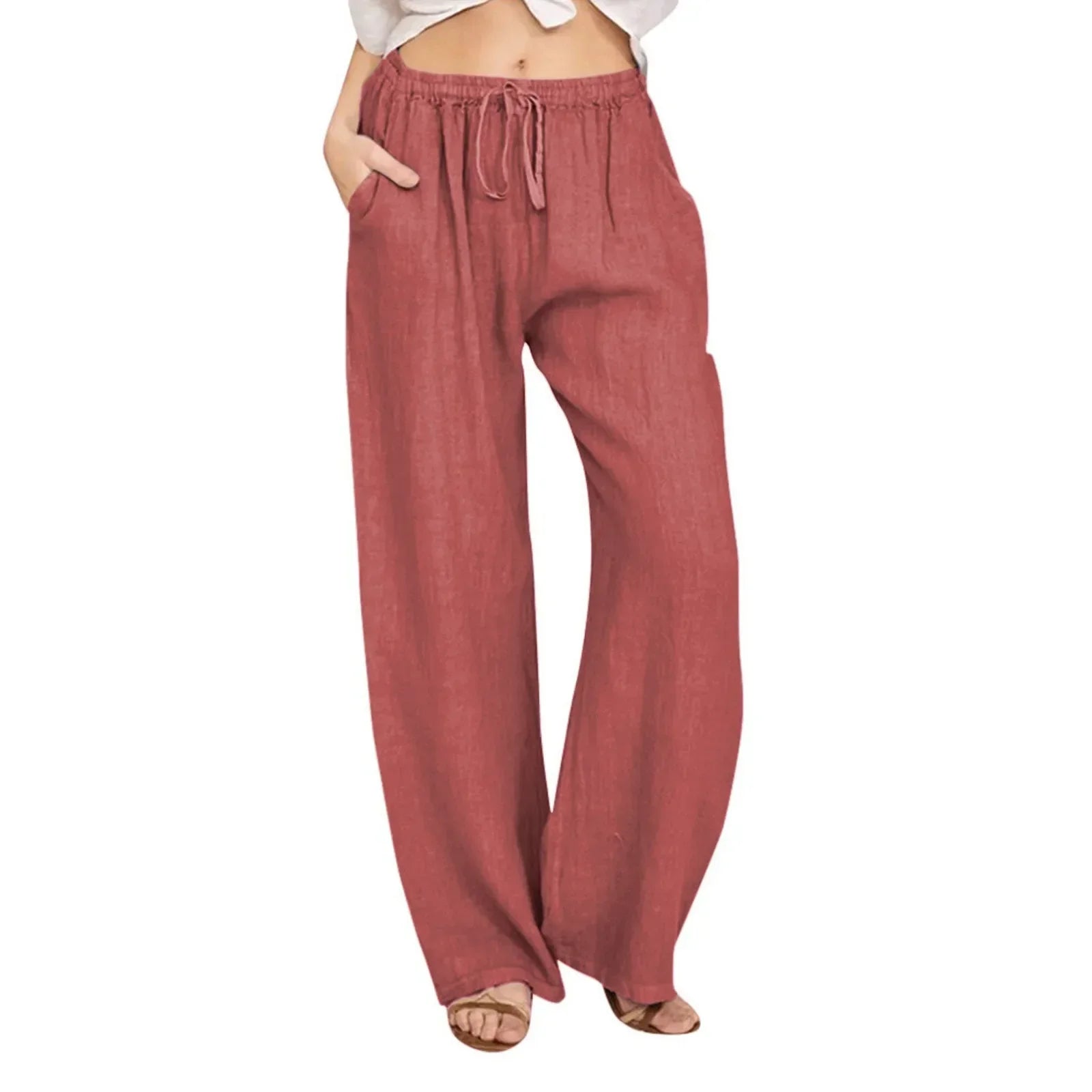 Eliza - Easy Flow Wide - Leg Trousers - Nora & Ivy Boutique