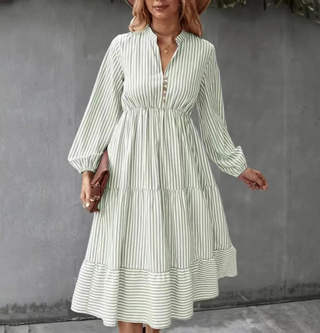 Kaitlyn | Retro Stripe Maxi Dress - Nora & Ivy Boutique