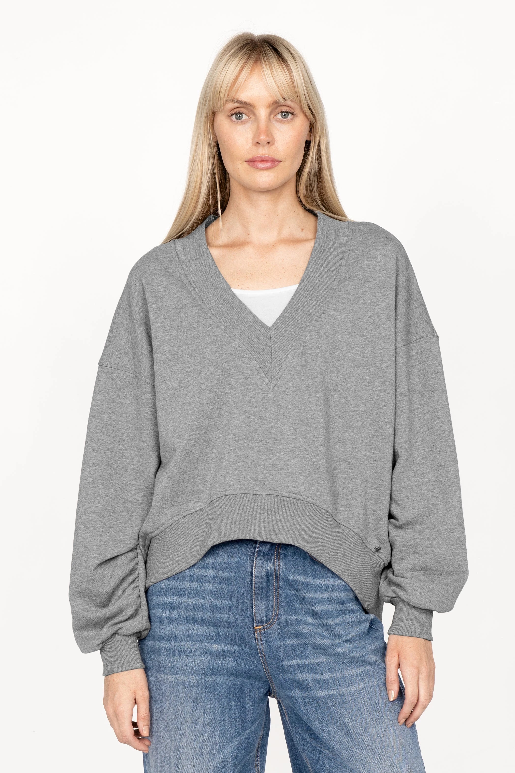 SEREA sweater with V-neck