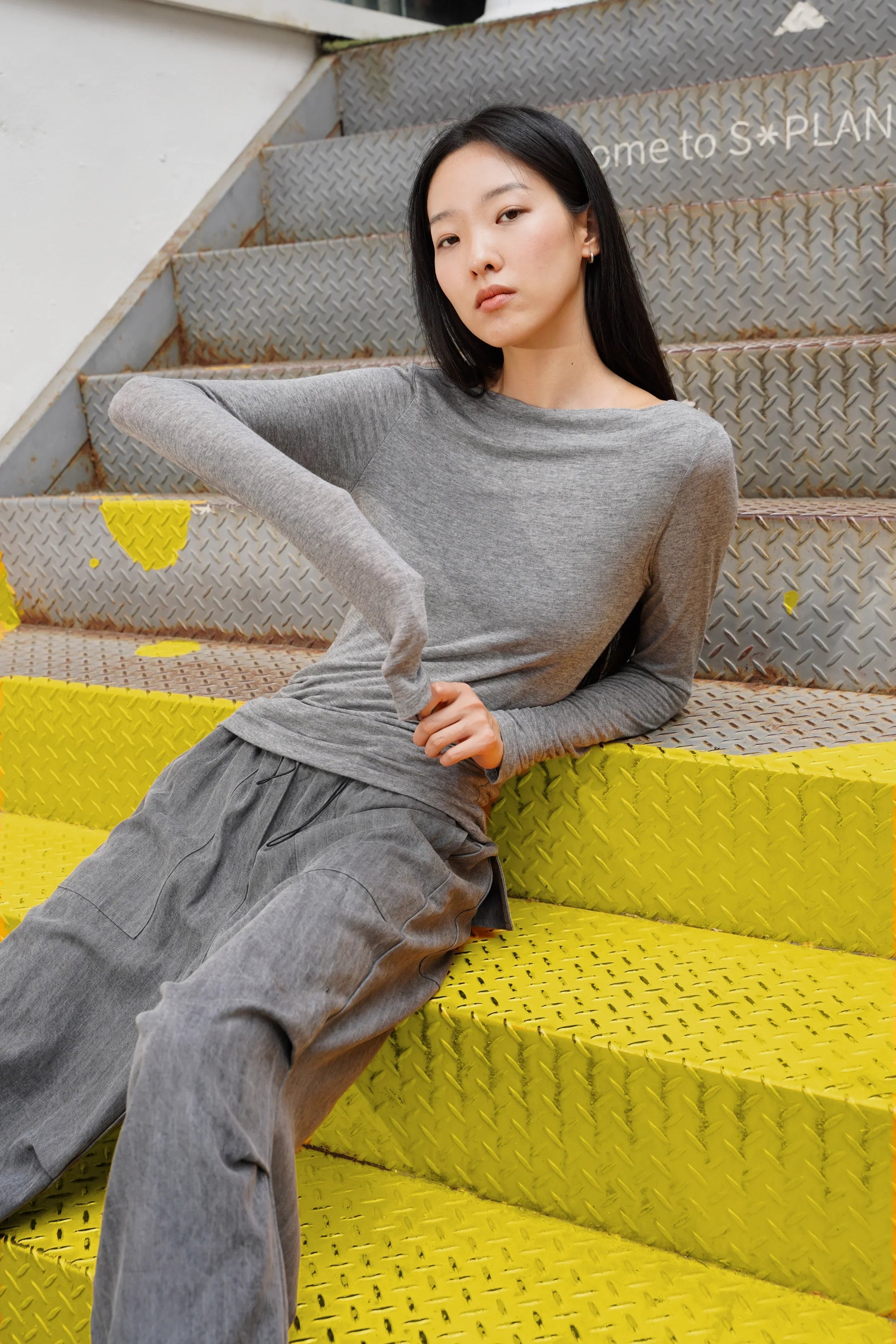 SUJIN longsleeve in cashmere blend