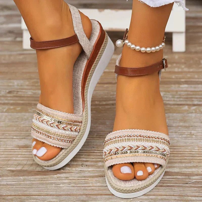 Dixie | Seaside Breeze Sandals - Nora & Ivy Boutique