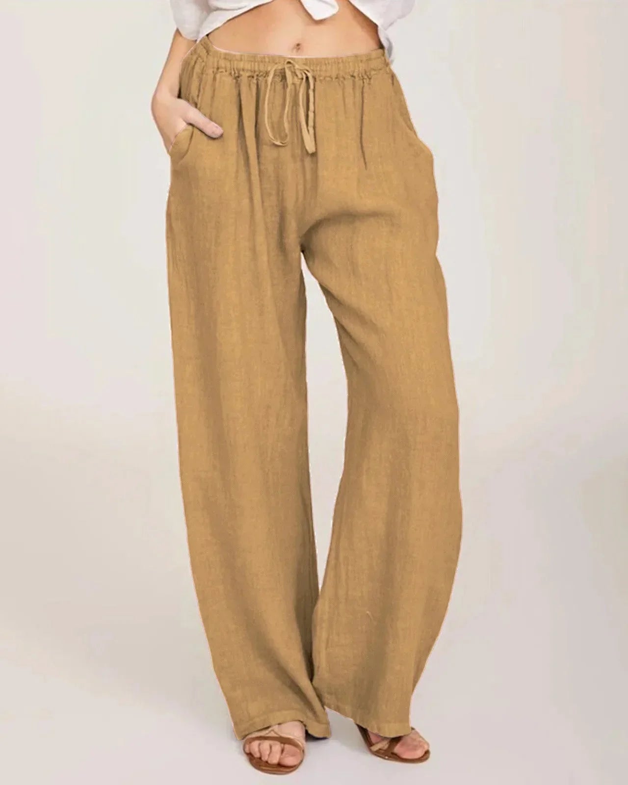 Eliza - Easy Flow Wide - Leg Trousers - Nora & Ivy Boutique
