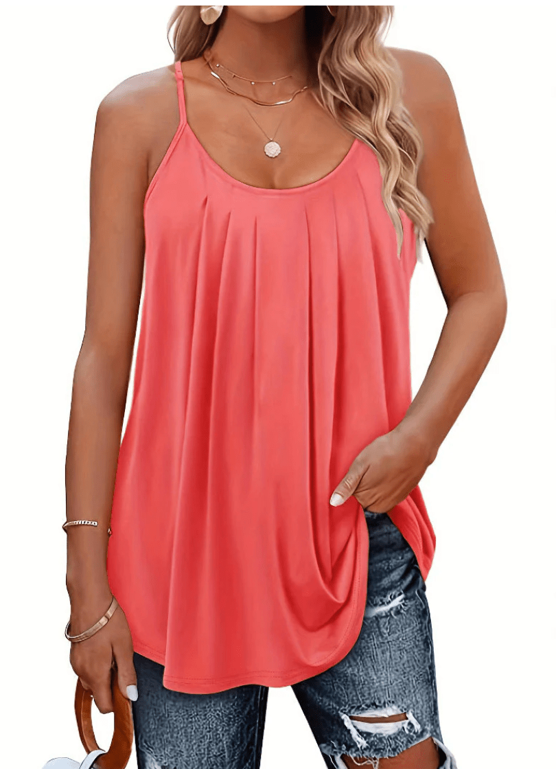 MILA™ – Lightweight Spaghetti Strap Fit Summer Top - Nora & Ivy Boutique