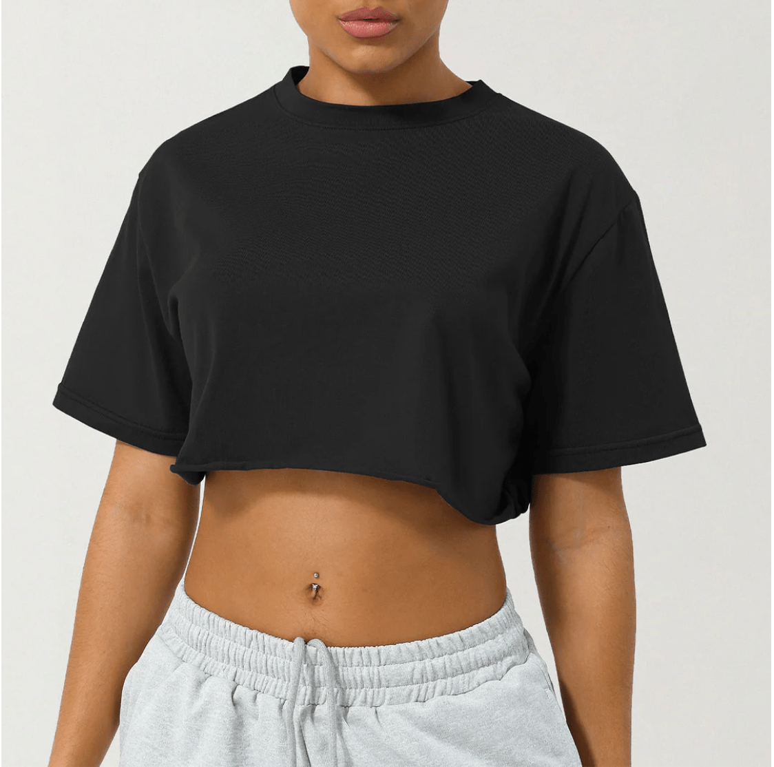 CASSIA™ – Relaxed Fit Crop Tee - Nora & Ivy Boutique