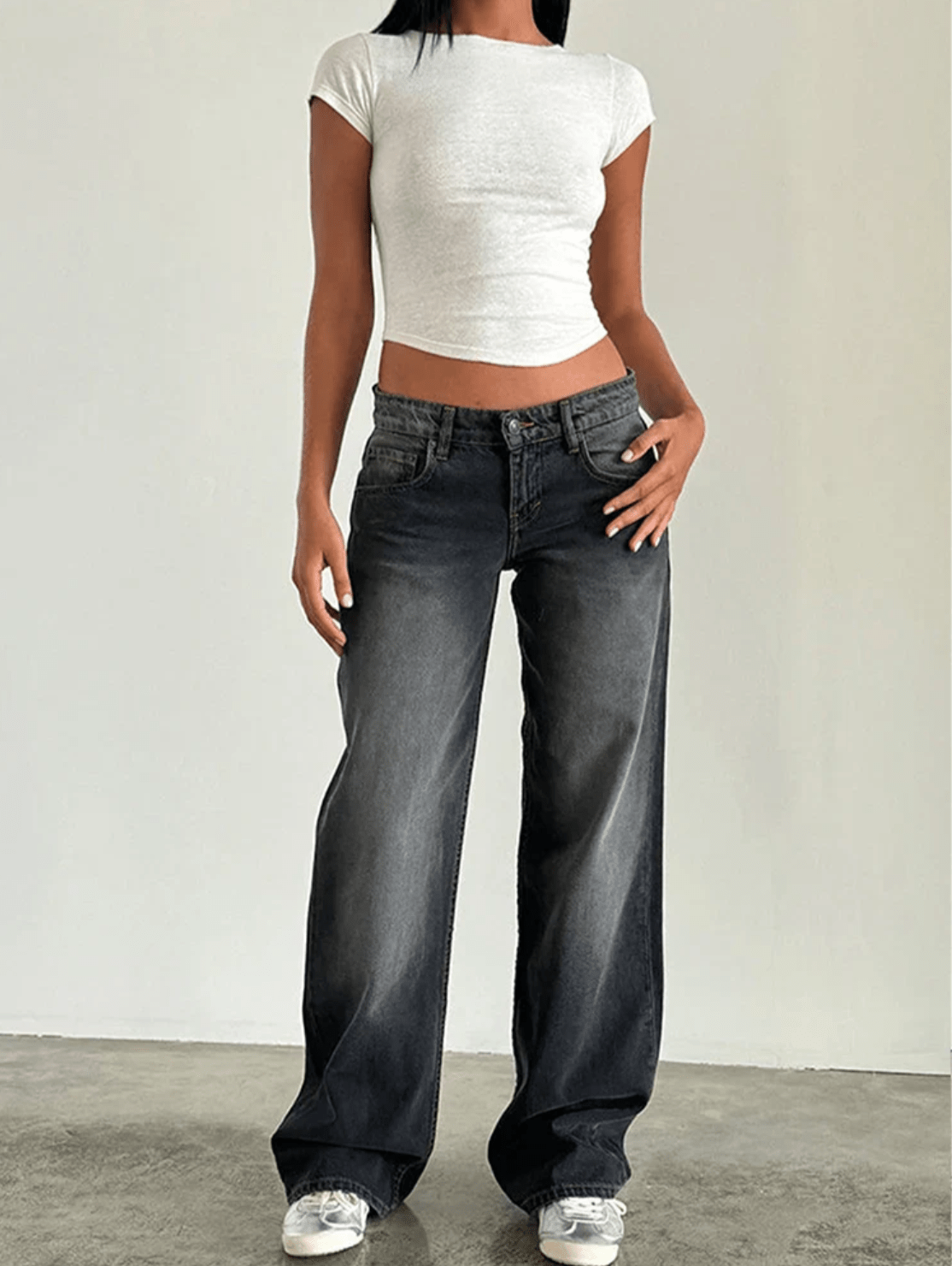 SYLVAINE™ – Vintage Casual Baggy Jeans - Nora & Ivy Boutique