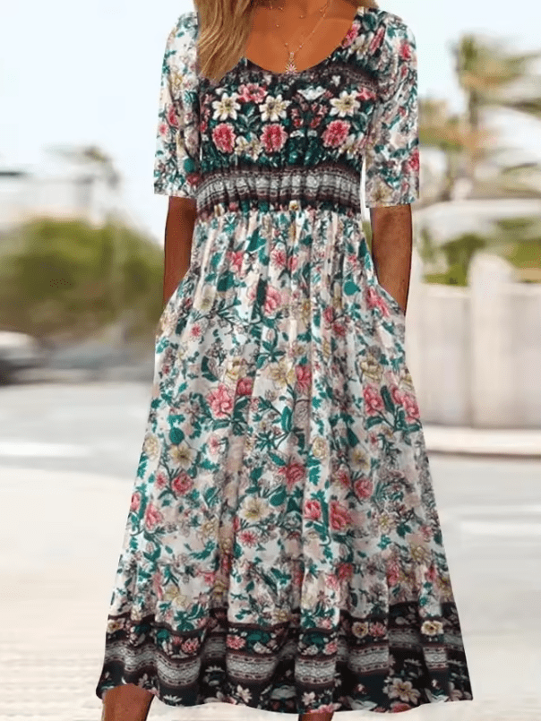 Ezra | Bohemian Garden Dress - Nora & Ivy Boutique