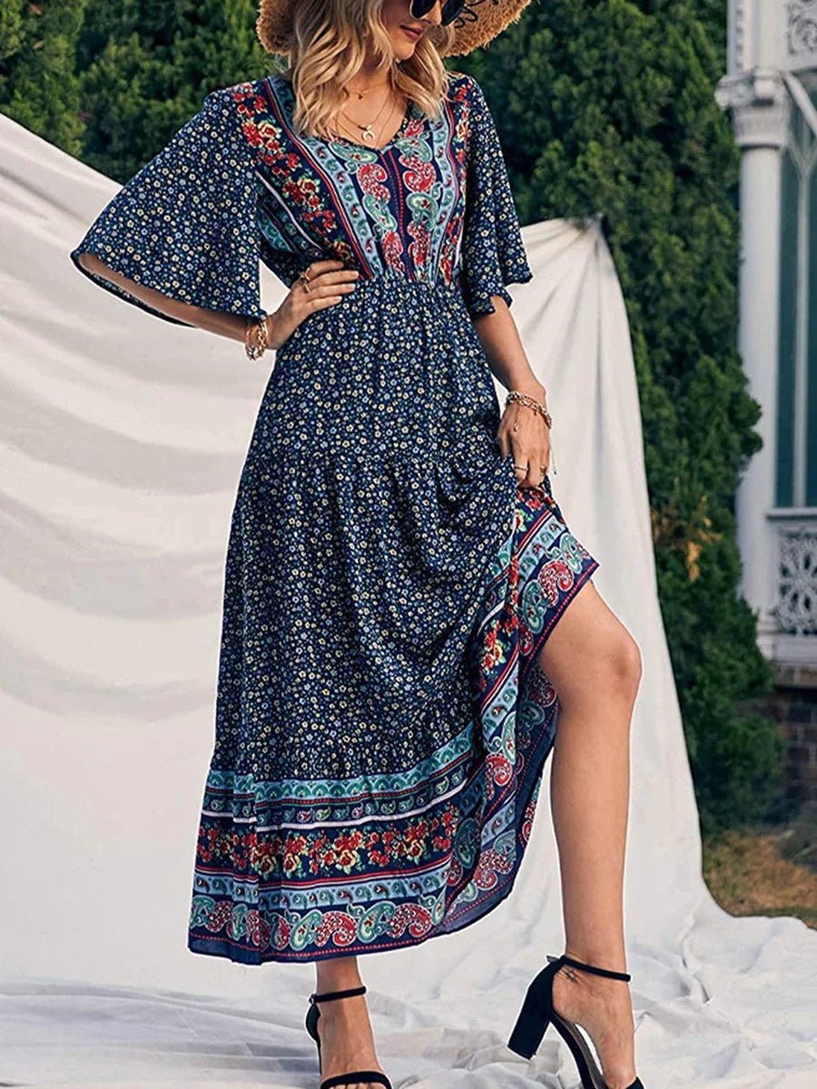Rumi | Boho Summer Elegance Dress - Nora & Ivy Boutique