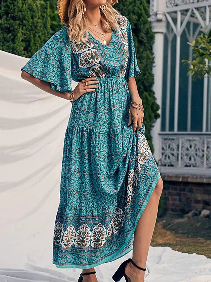 Rumi | Boho Summer Elegance Dress - Nora & Ivy Boutique