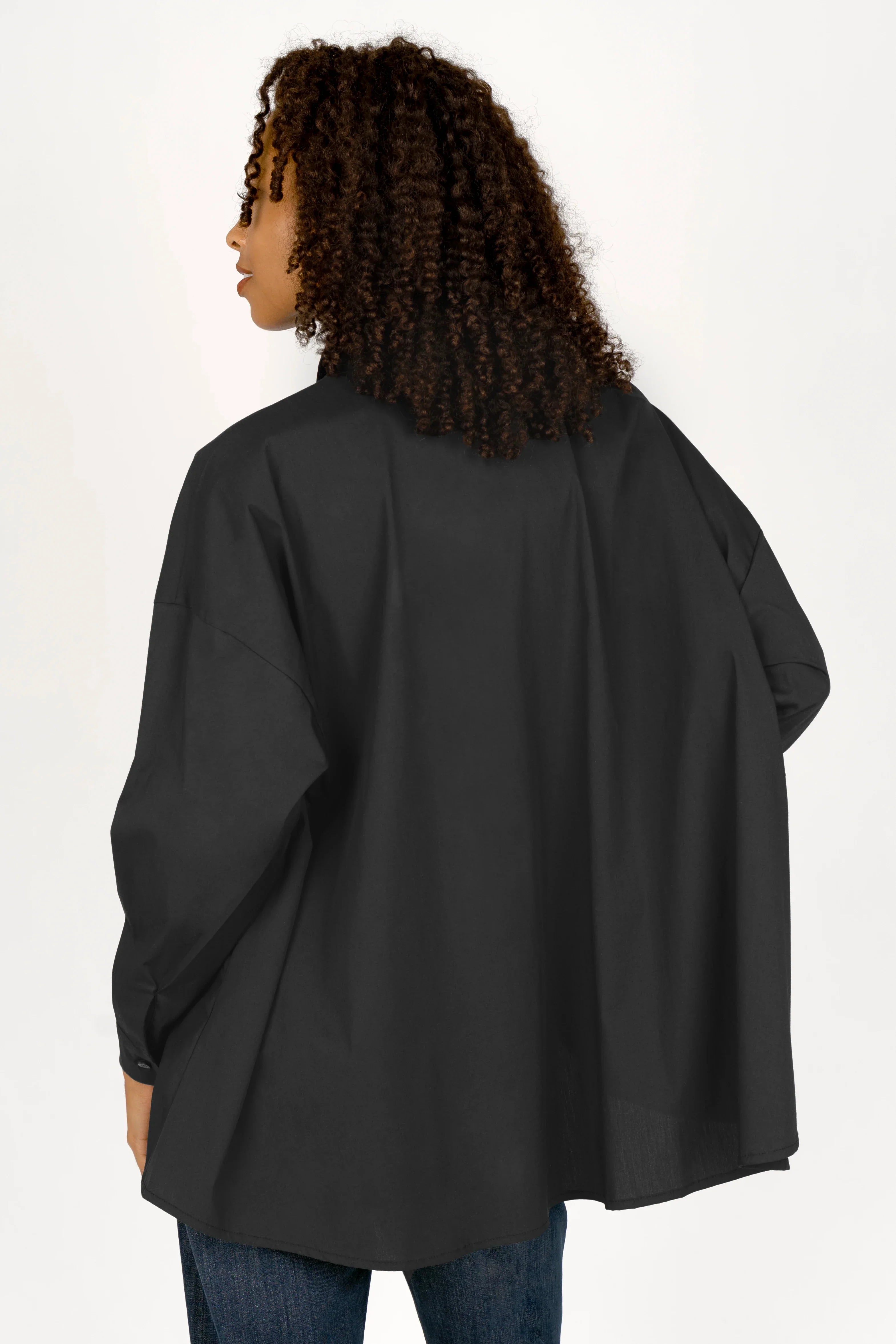 TIALY oversized blouse in poplin