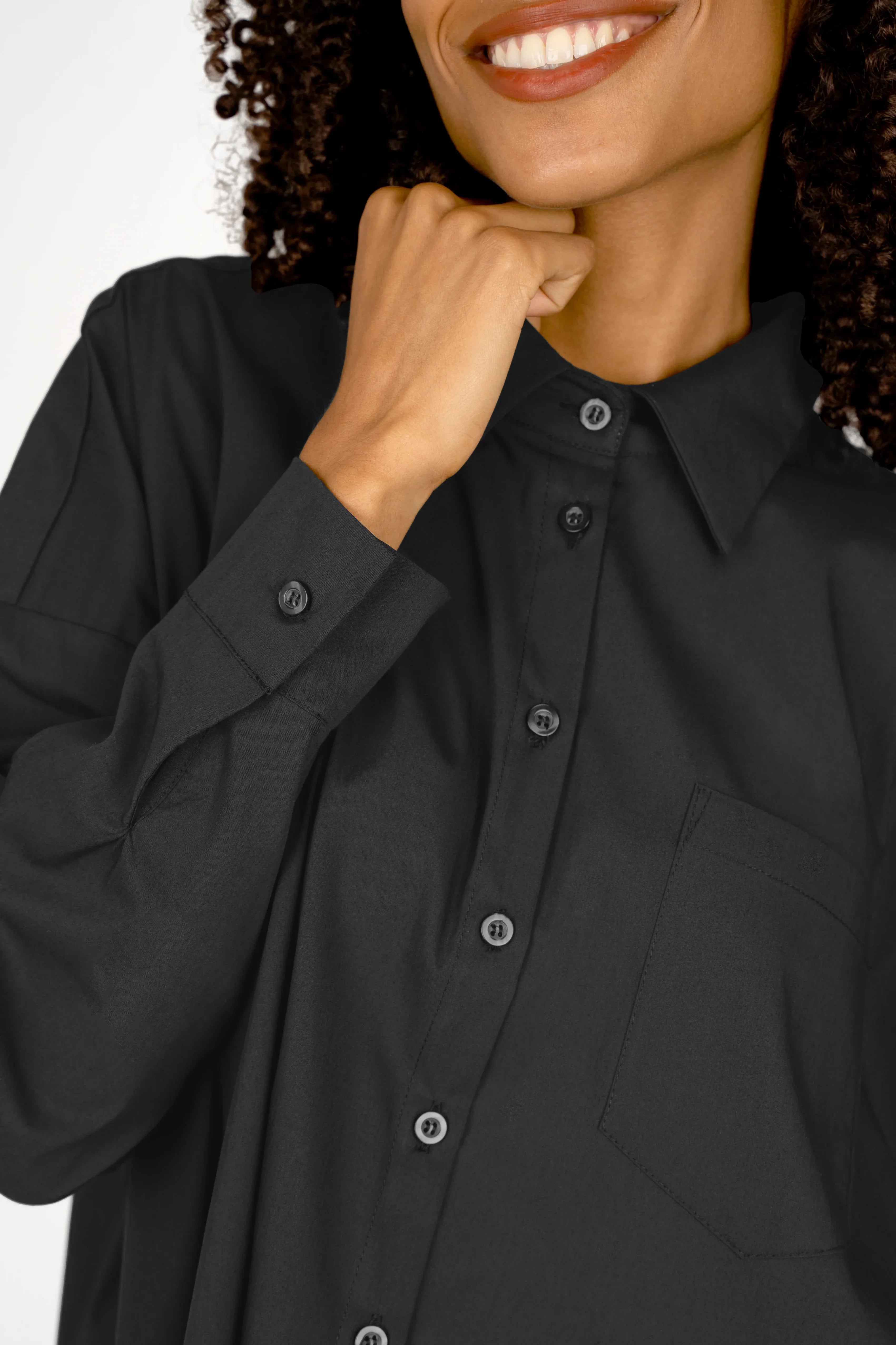 TIALY oversized blouse in poplin